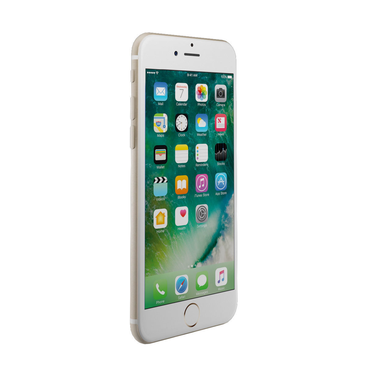 iPhone 8 Low poly model for AR VR and games Low-poly 3D model_1