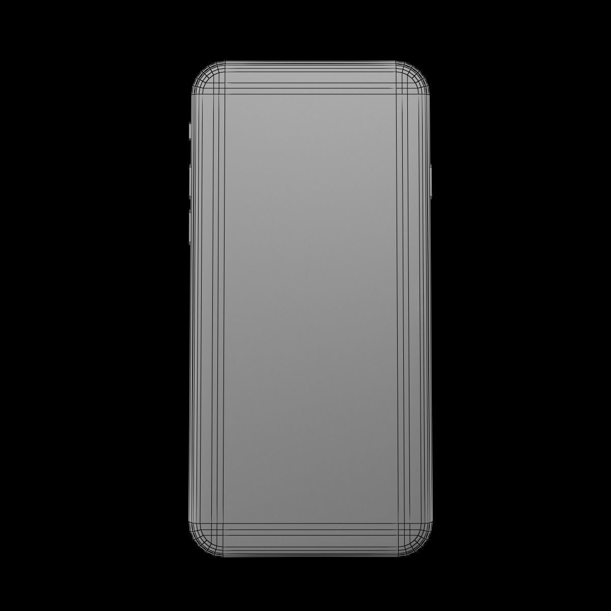iPhone 8 Low poly model for AR VR and games Low-poly 3D model_6