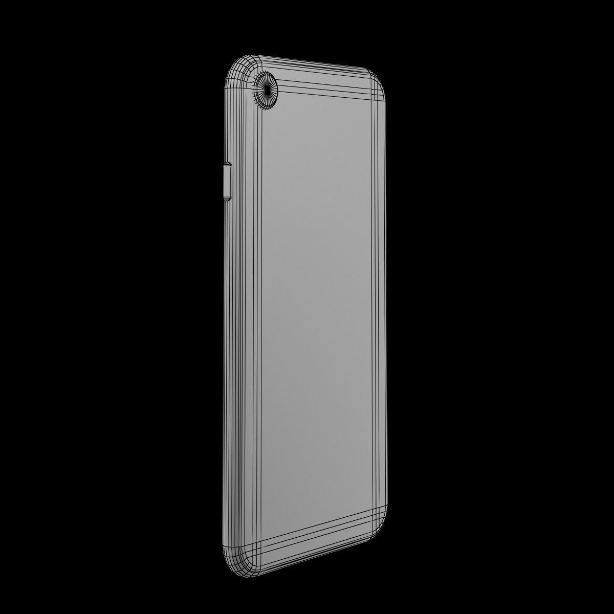 iPhone 8 Low poly model for AR VR and games Low-poly 3D model_4