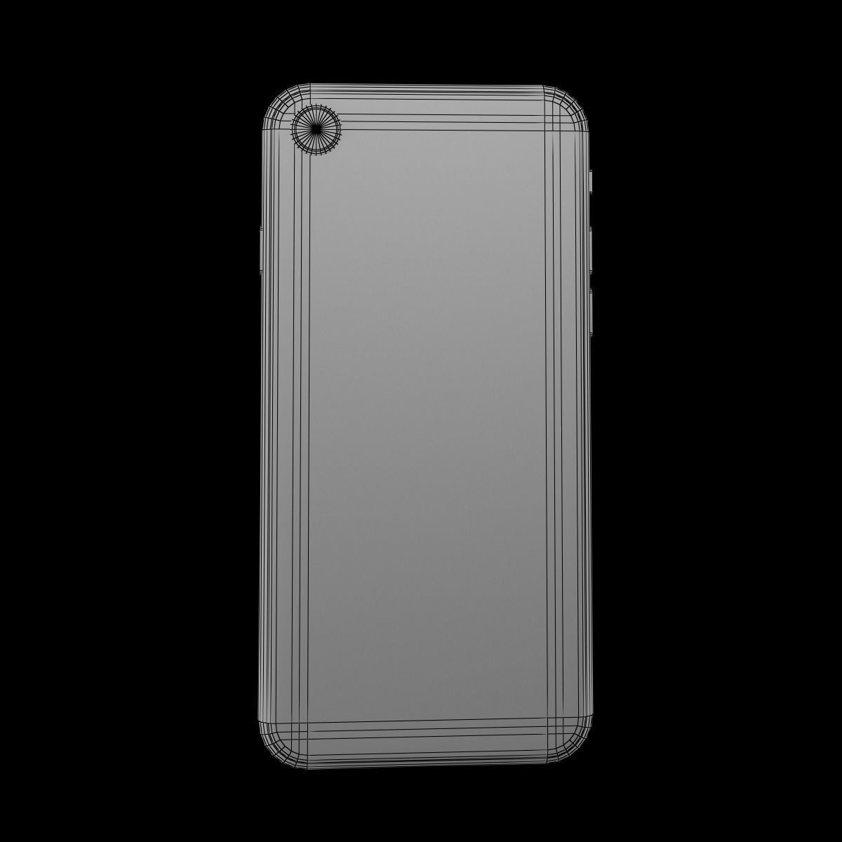 iPhone 8 Low poly model for AR VR and games Low-poly 3D model_5