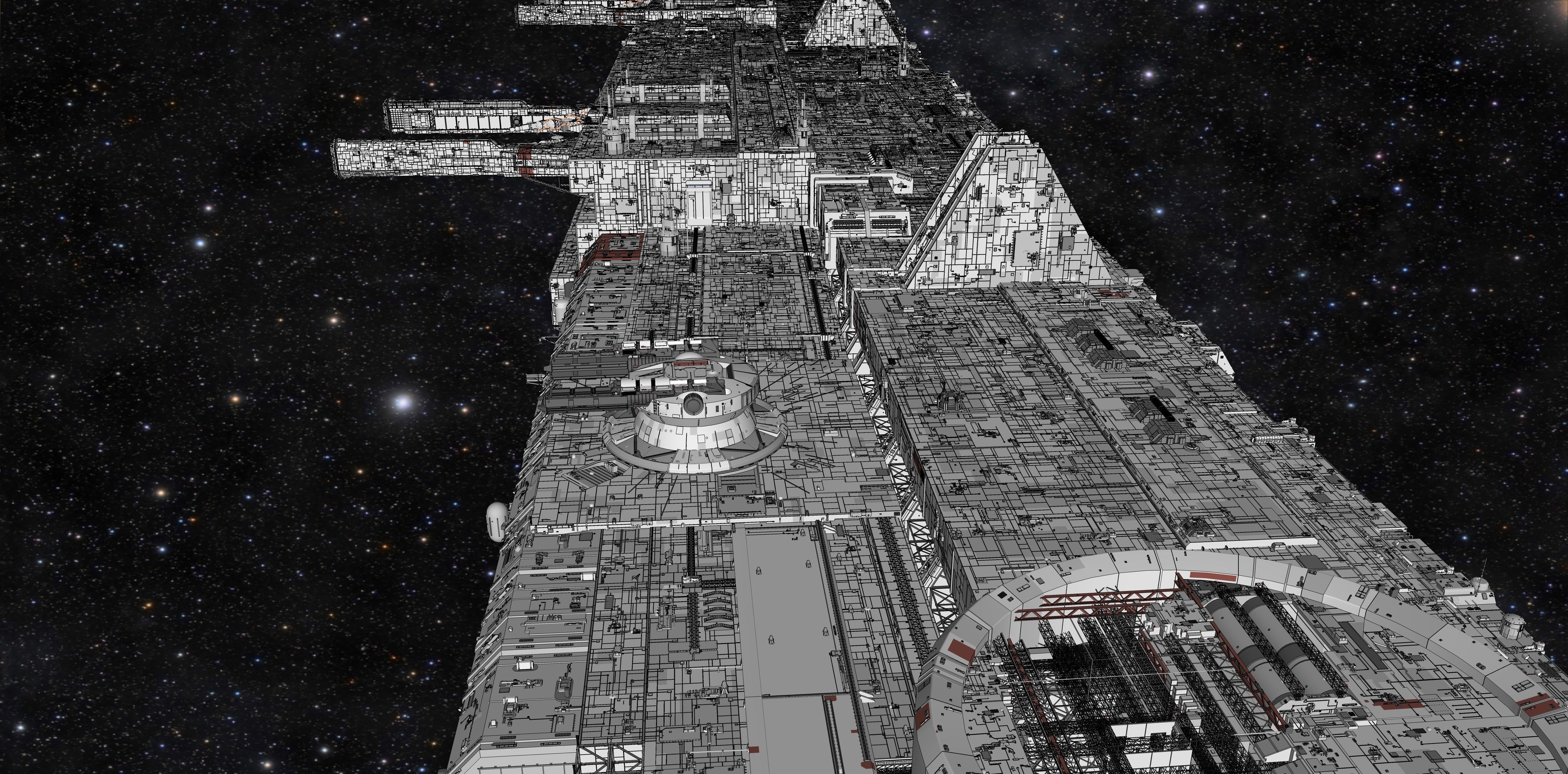 starship troopers lunar base 3D model_4