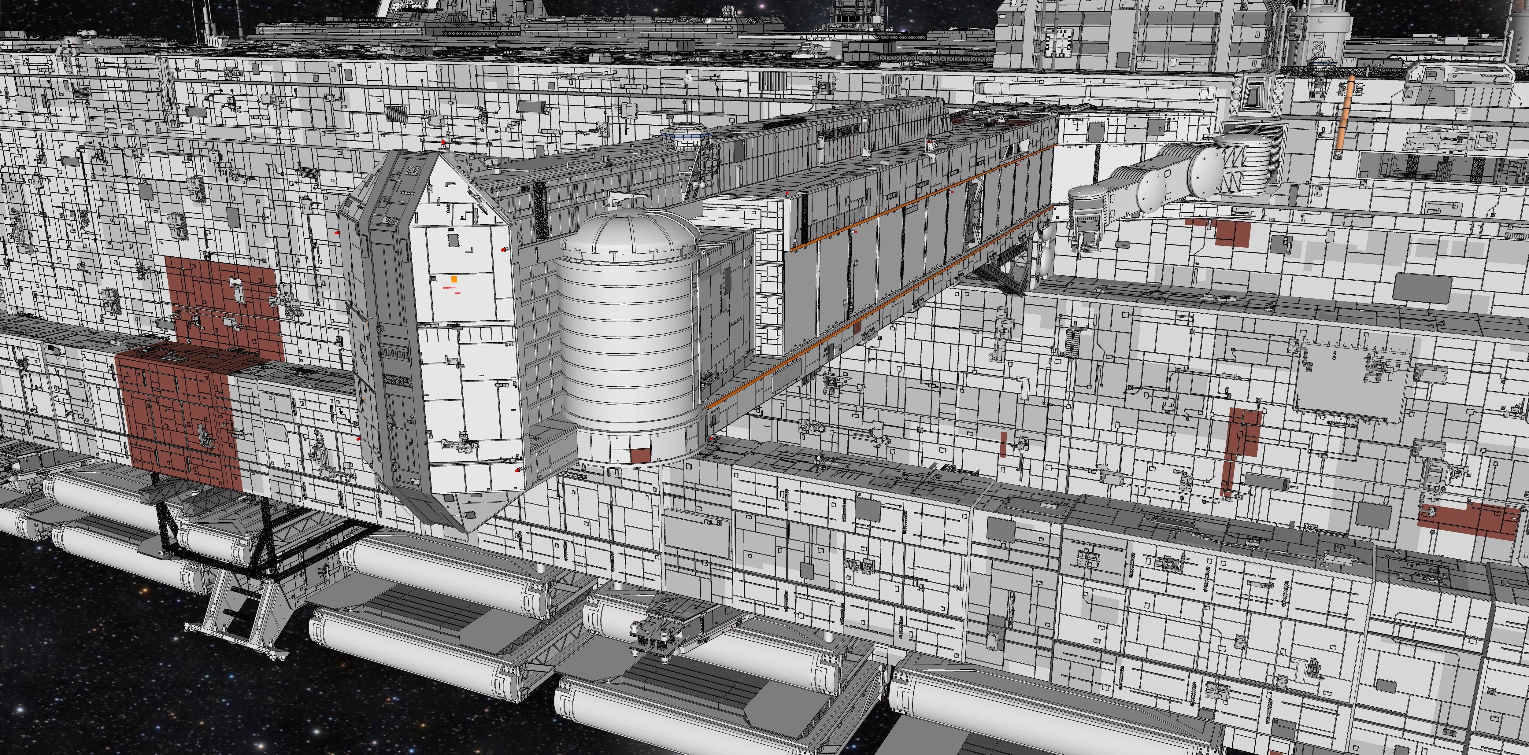 starship troopers lunar base 3D model_14