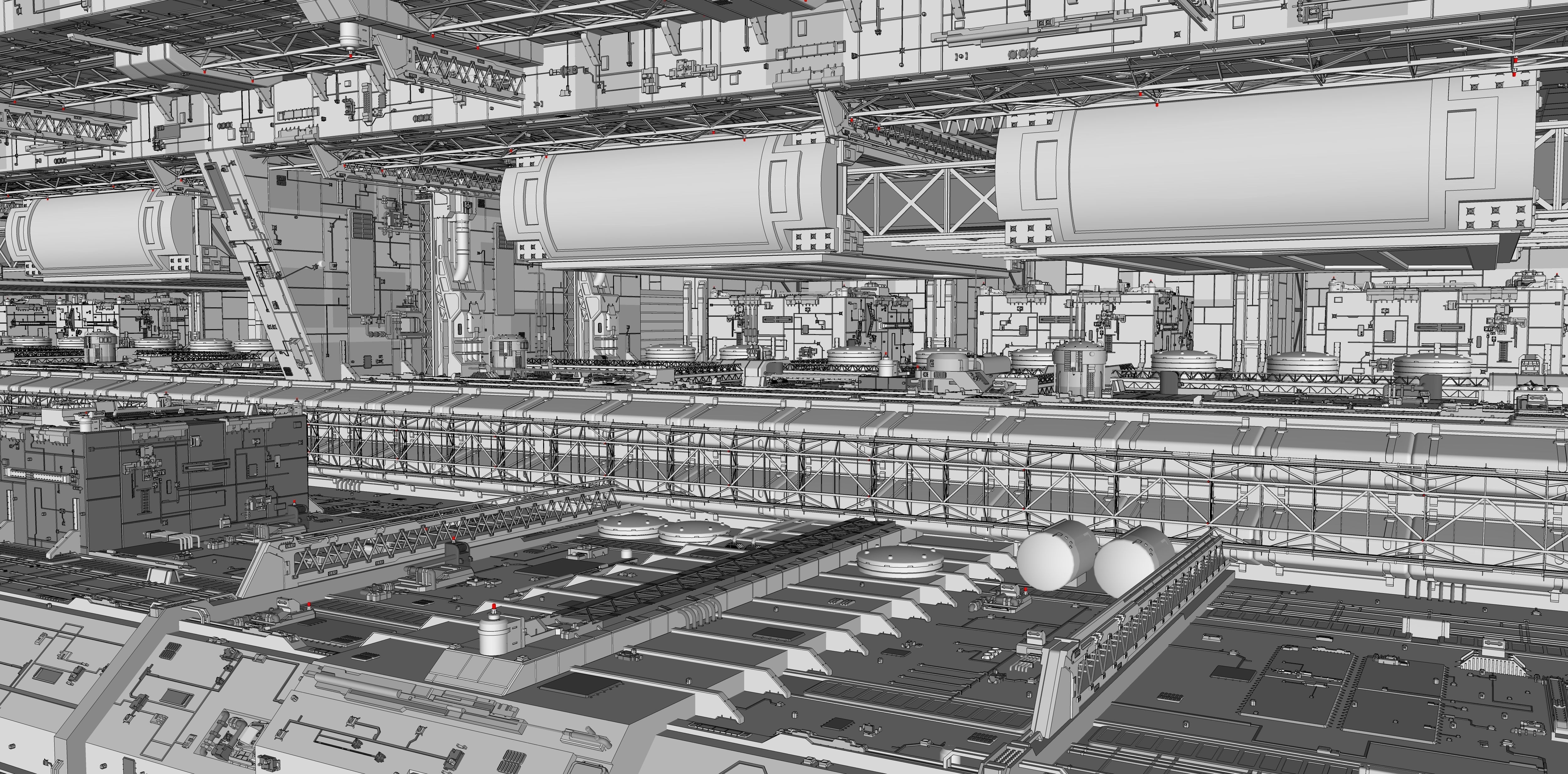 starship troopers lunar base 3D model_42