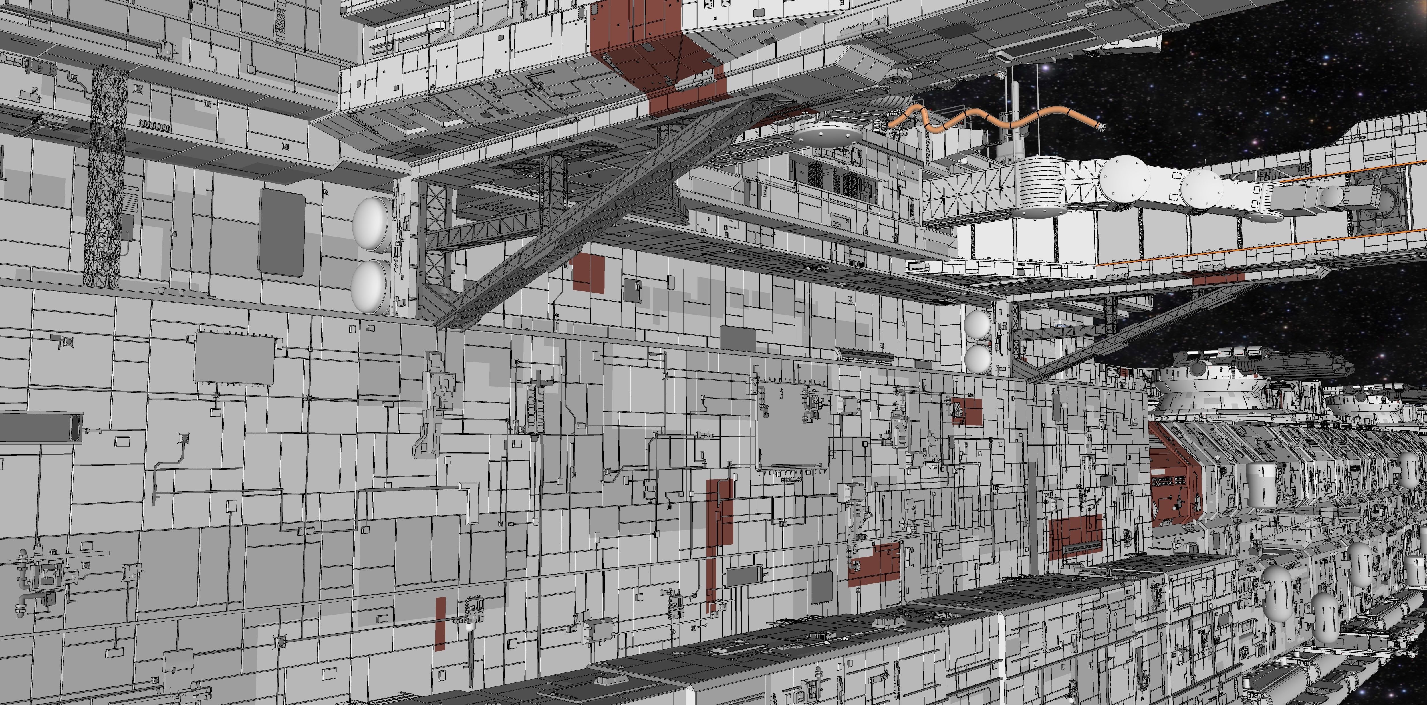 starship troopers lunar base 3D model_13