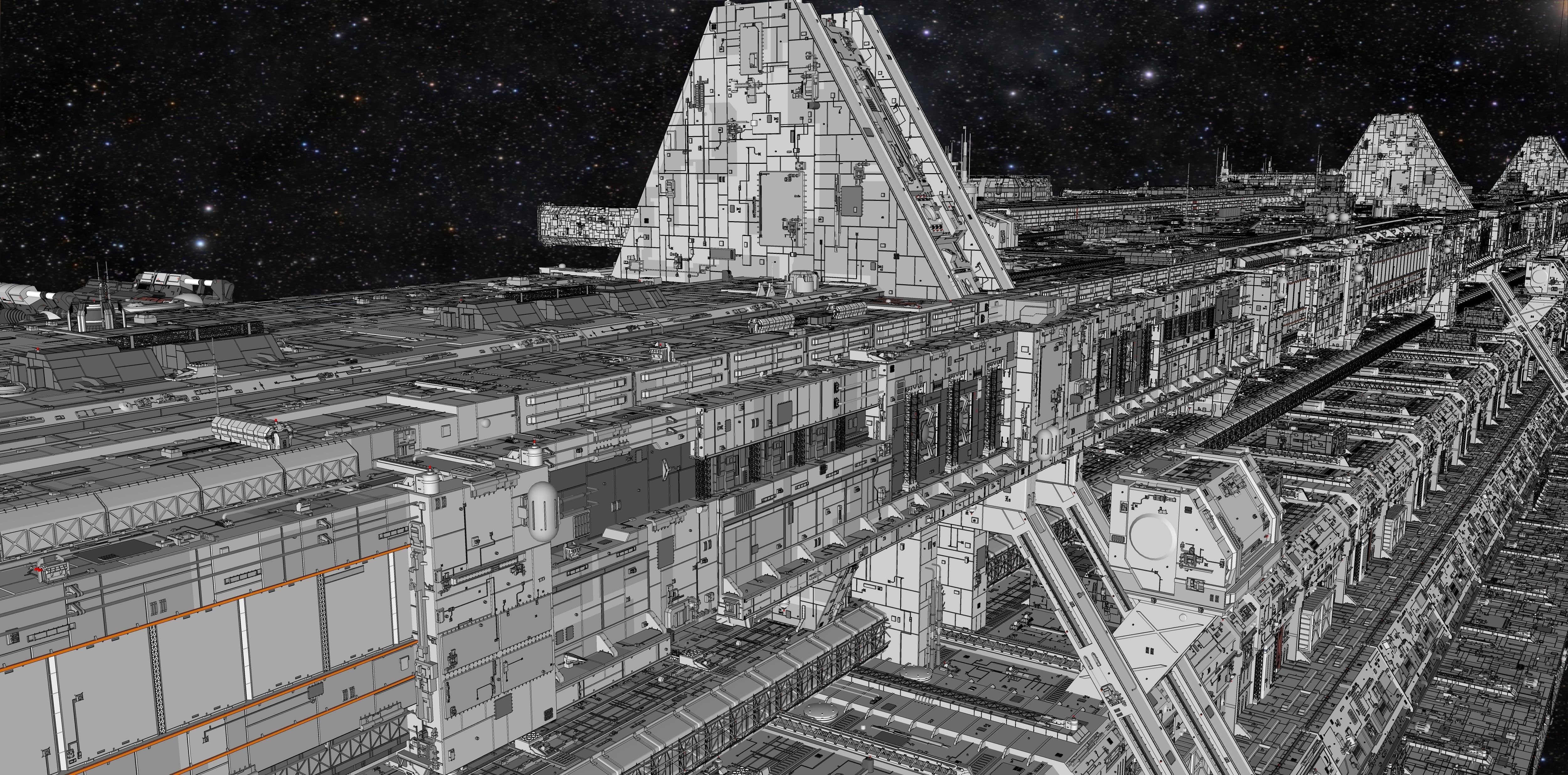 starship troopers lunar base 3D model_9