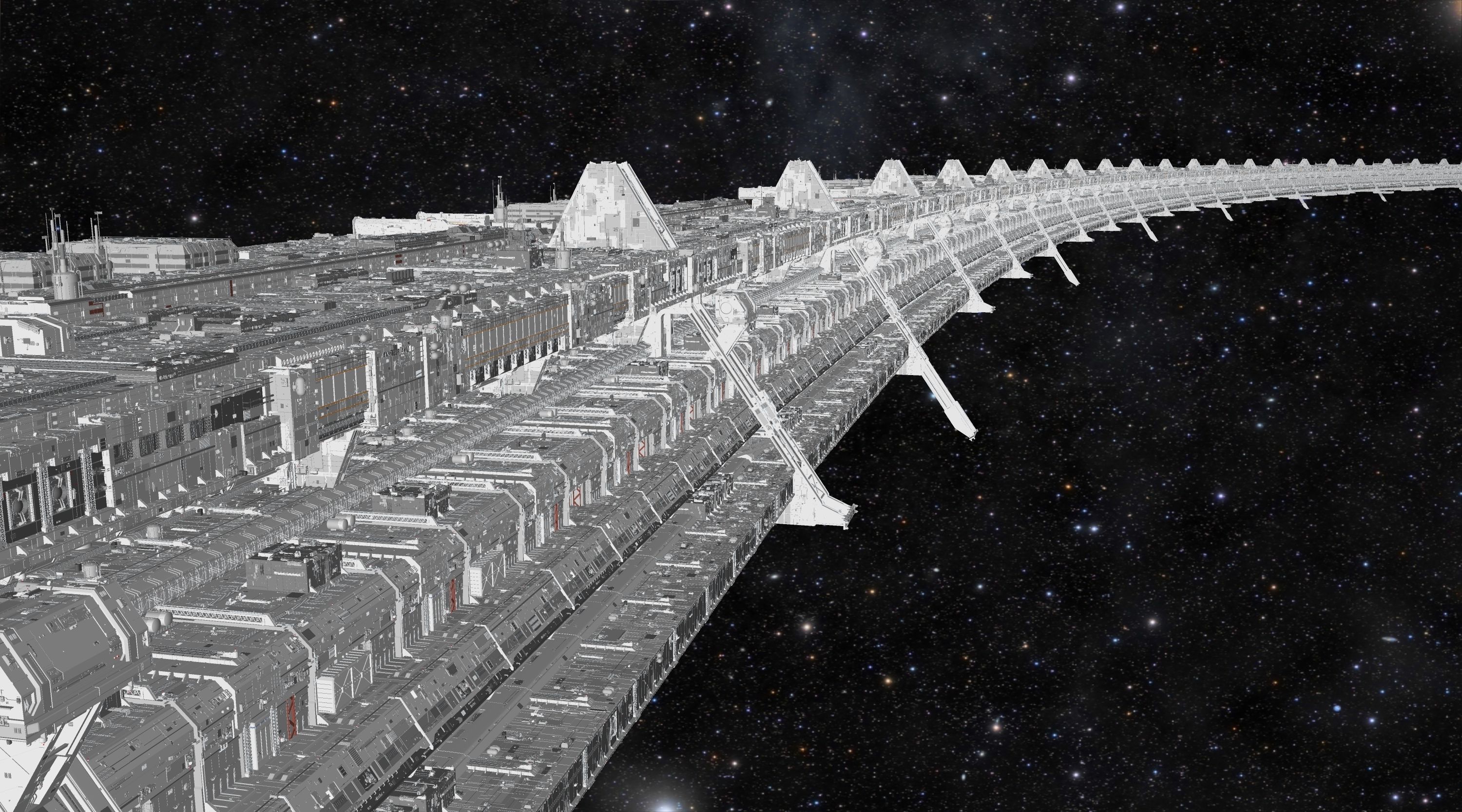 starship troopers lunar base 3D model_2