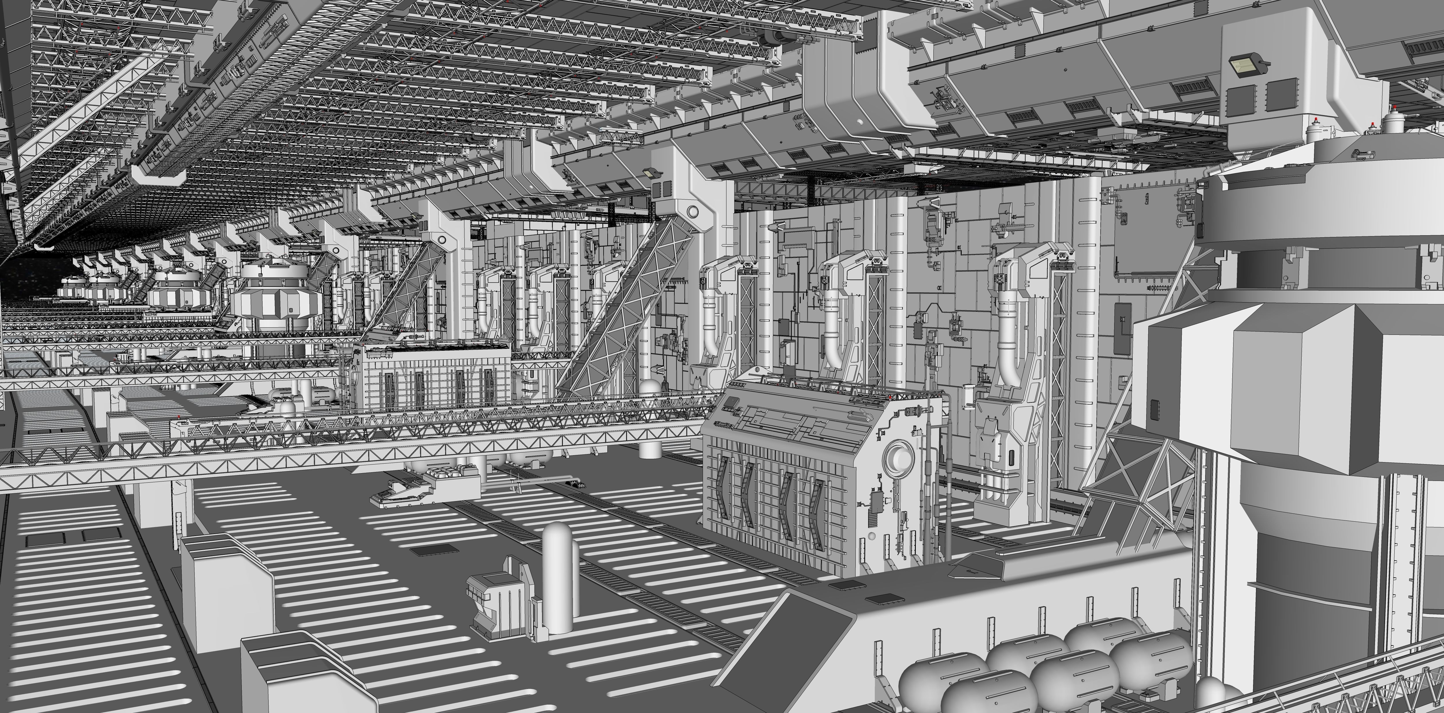 starship troopers lunar base 3D model_48