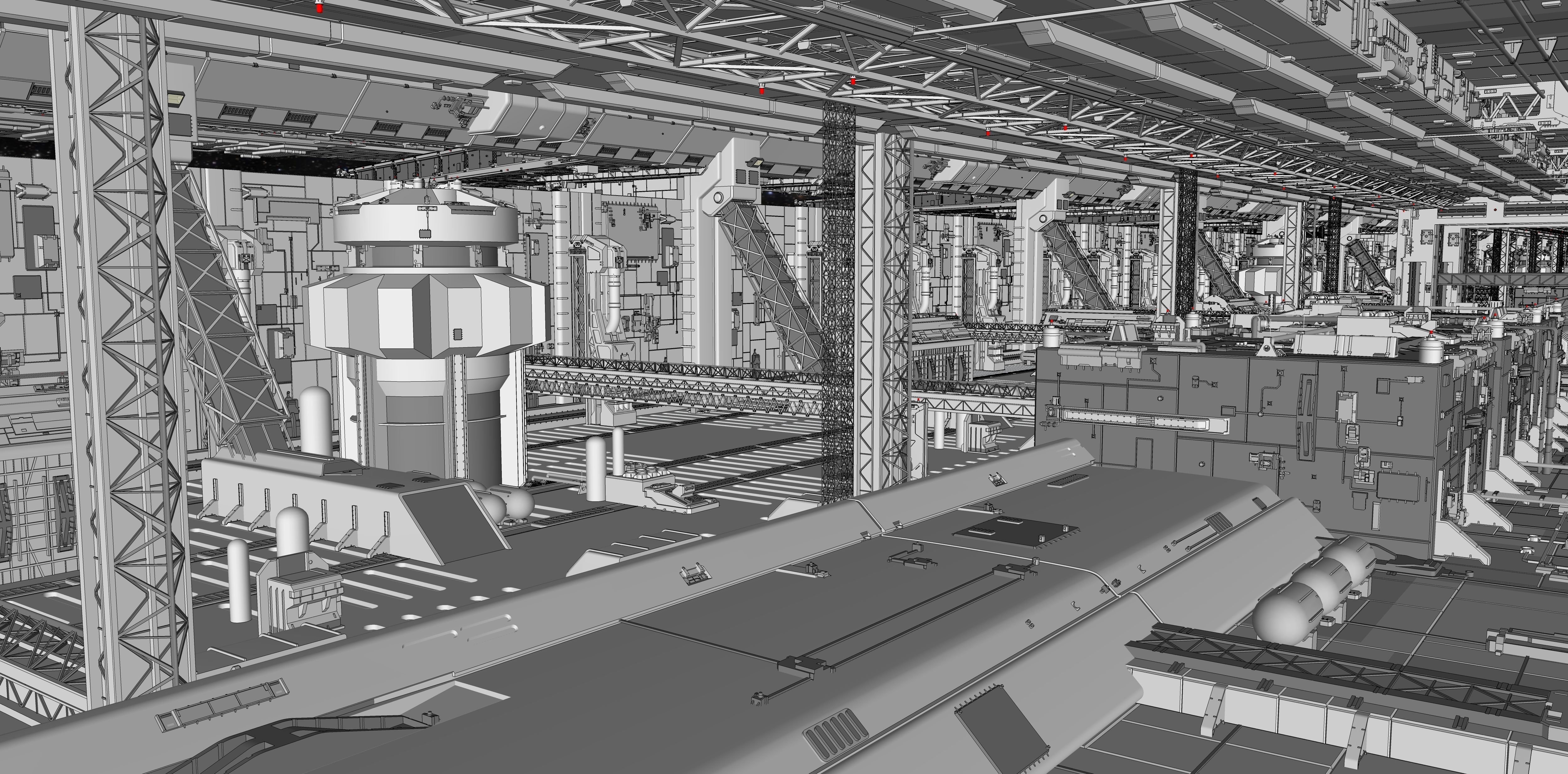 starship troopers lunar base 3D model_45