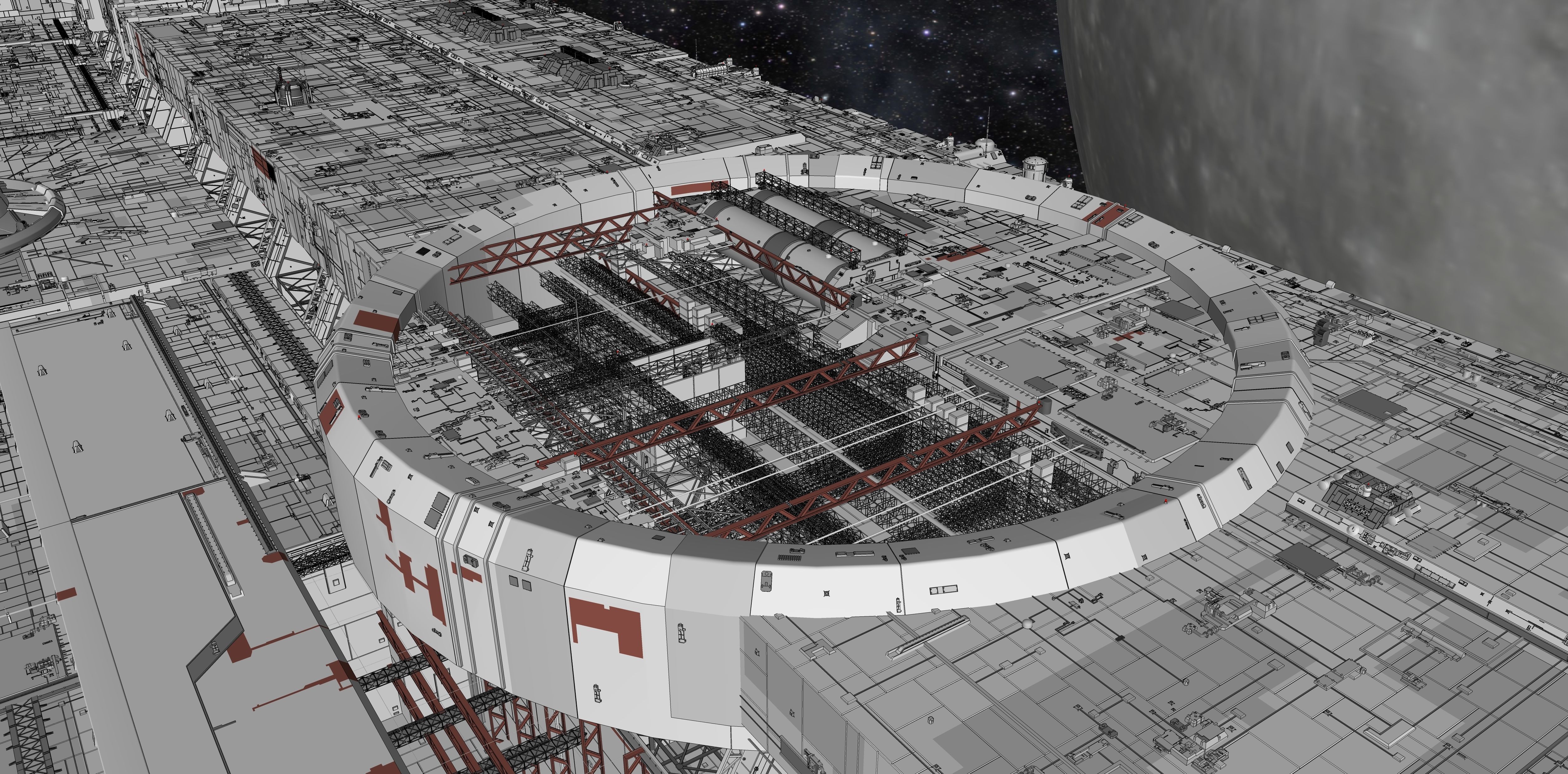 starship troopers lunar base 3D model_22