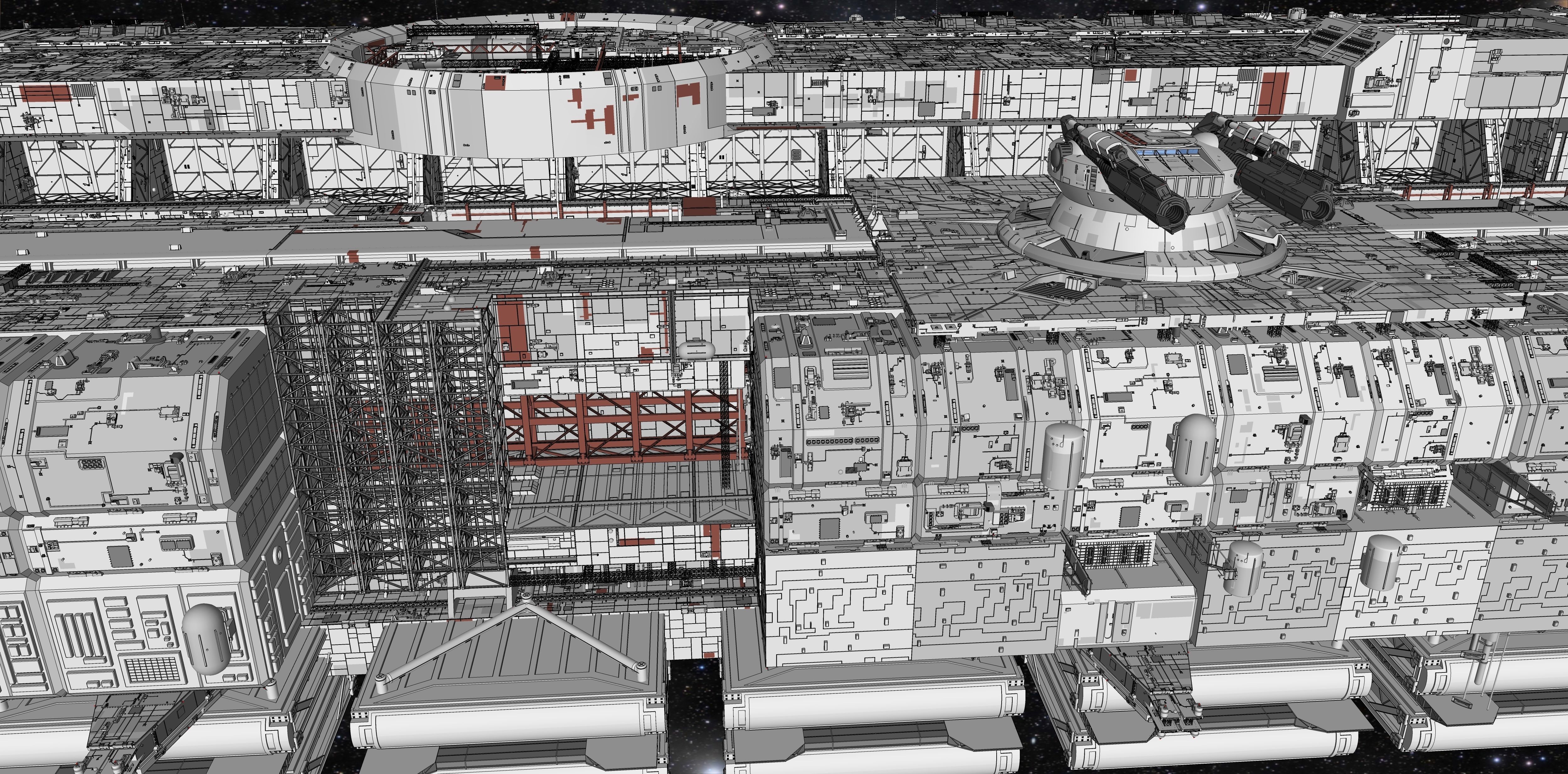 starship troopers lunar base 3D model_33