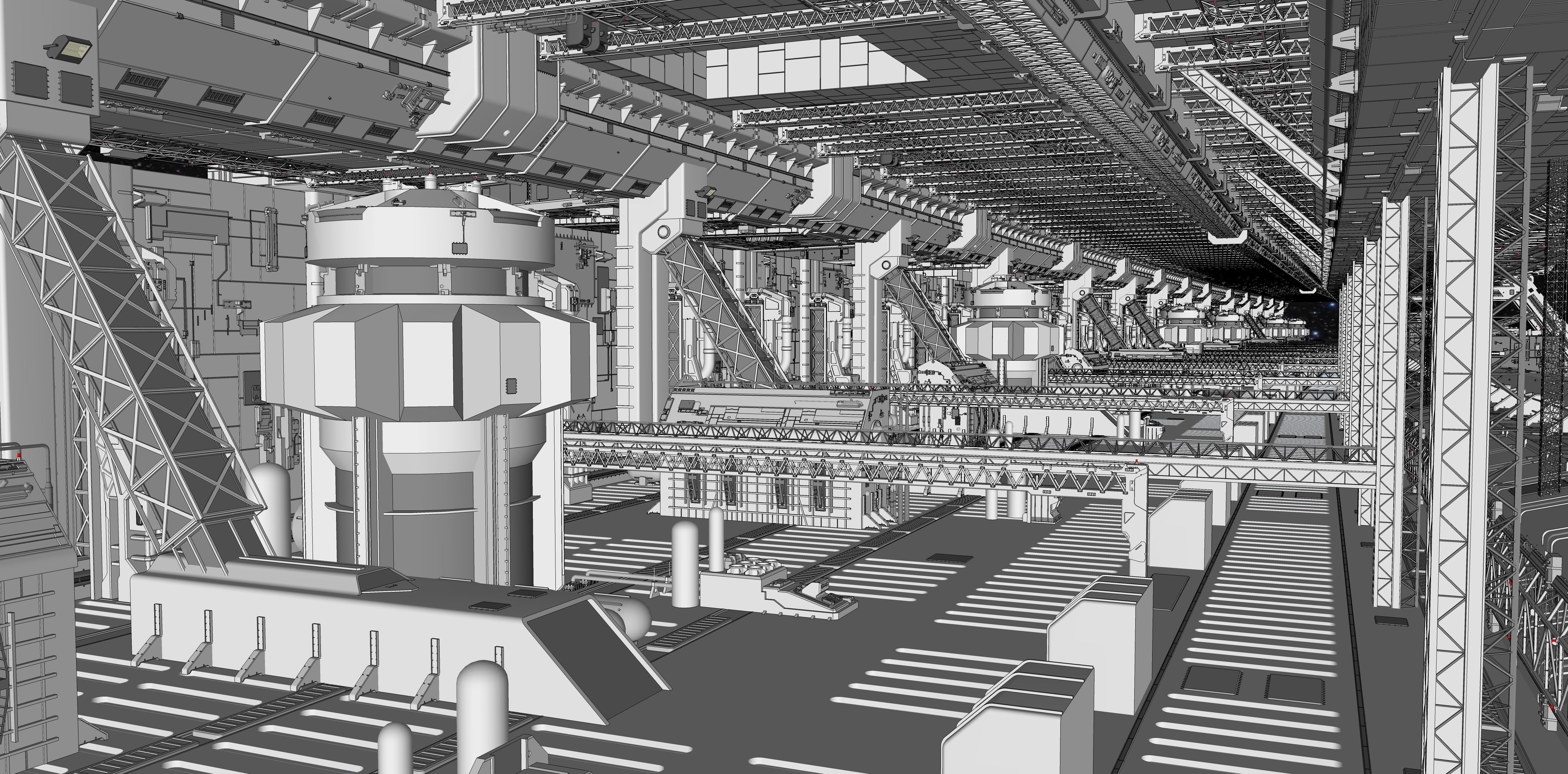 starship troopers lunar base 3D model_46