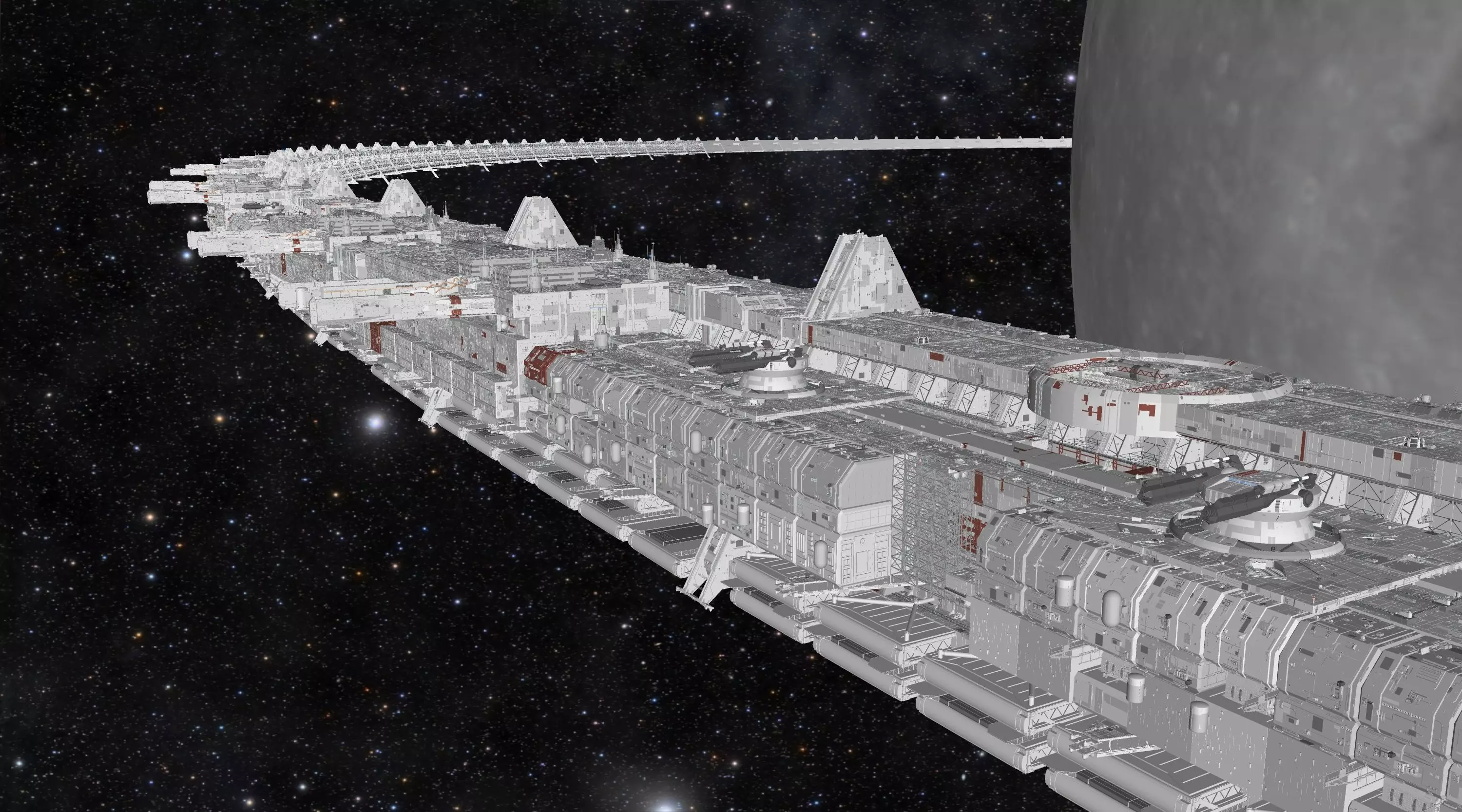 starship troopers lunar base 3D model_0