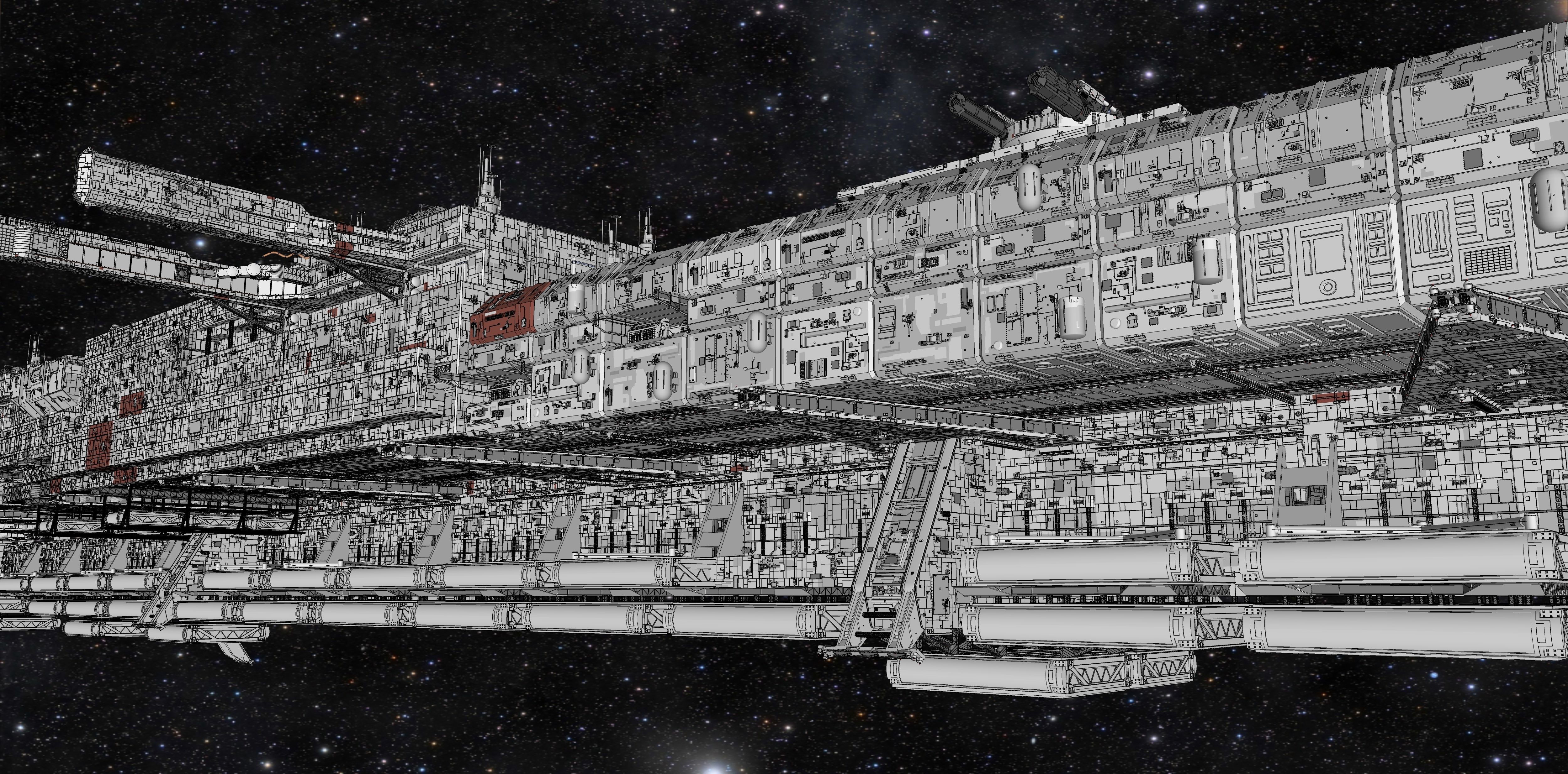 starship troopers lunar base 3D model_8