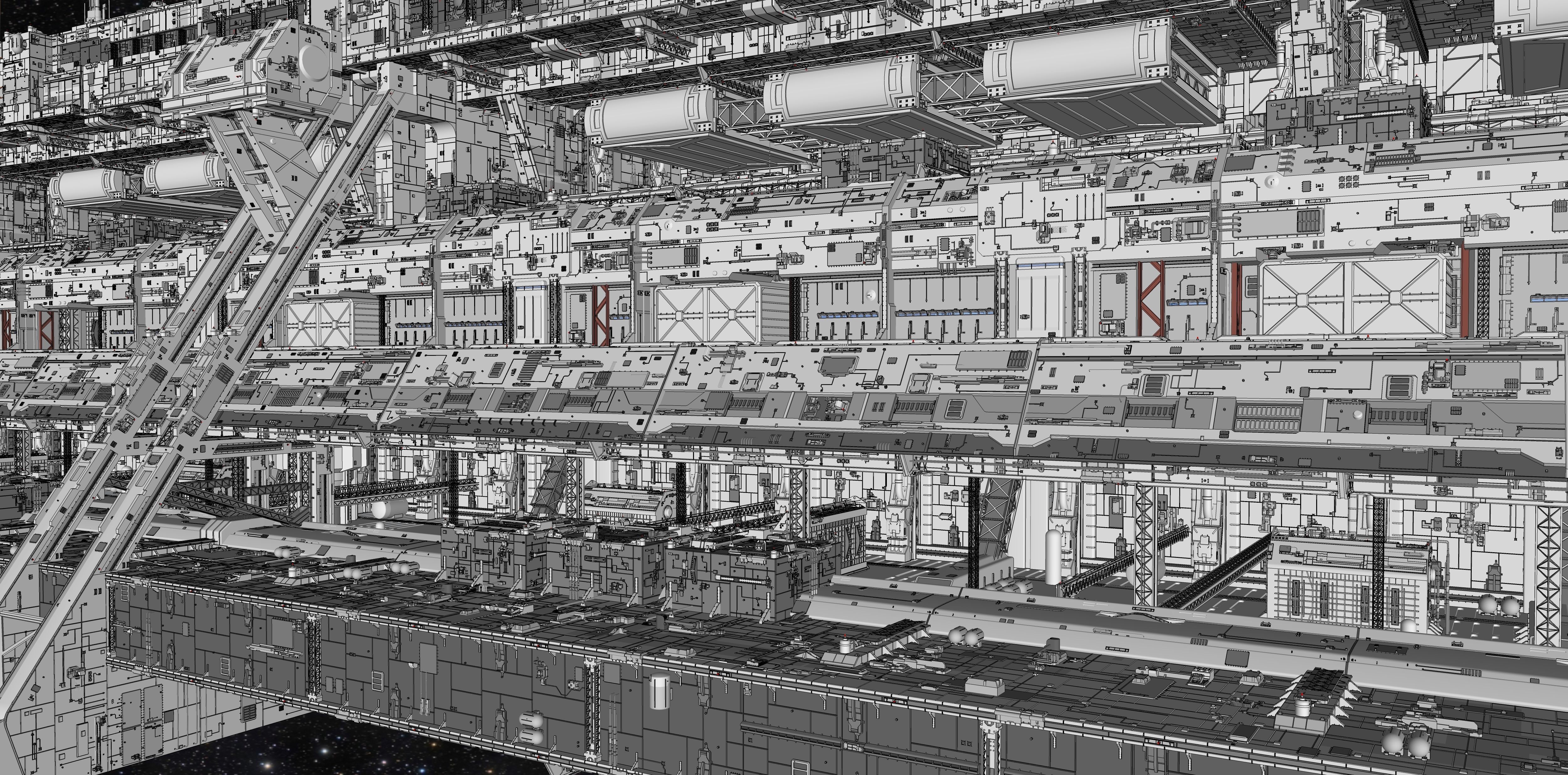 starship troopers lunar base 3D model_40