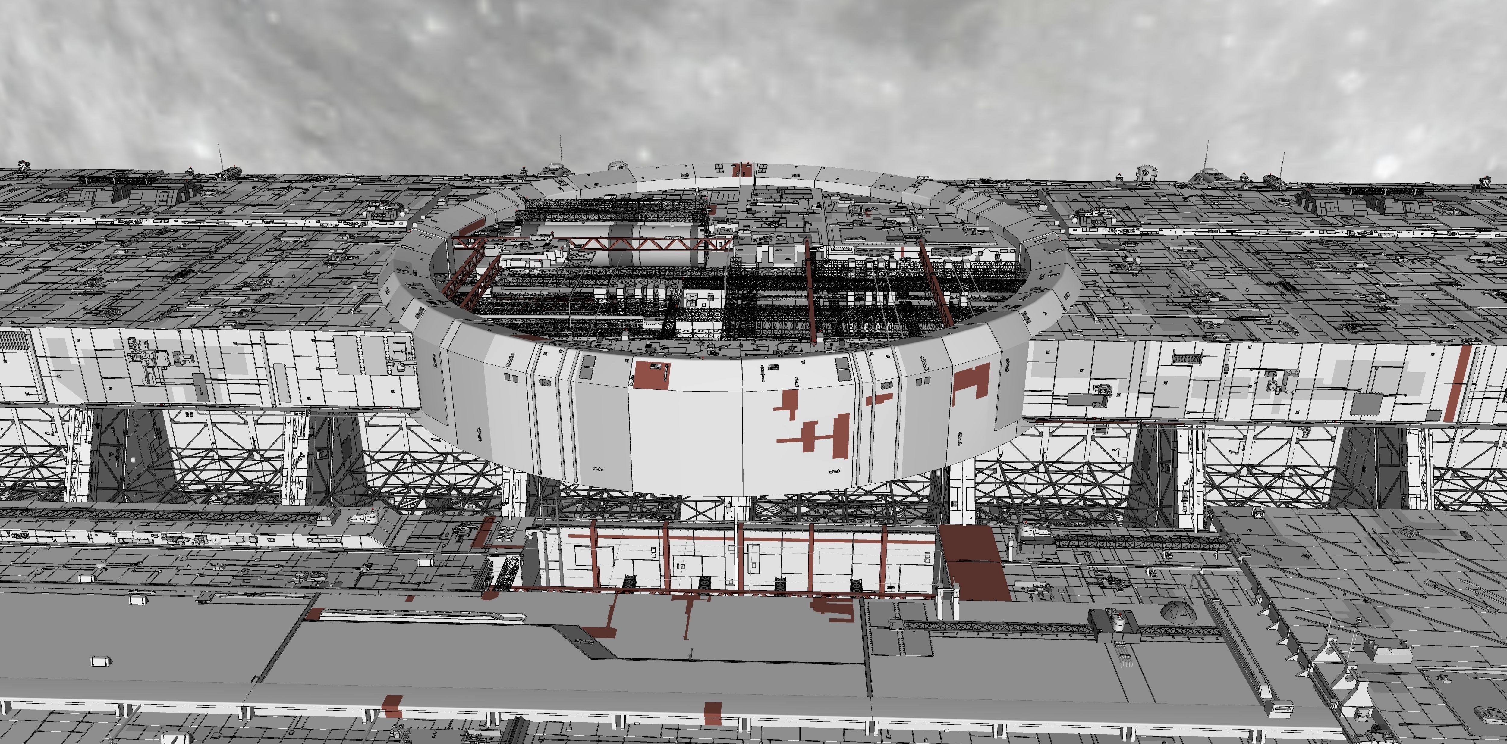 starship troopers lunar base 3D model_24