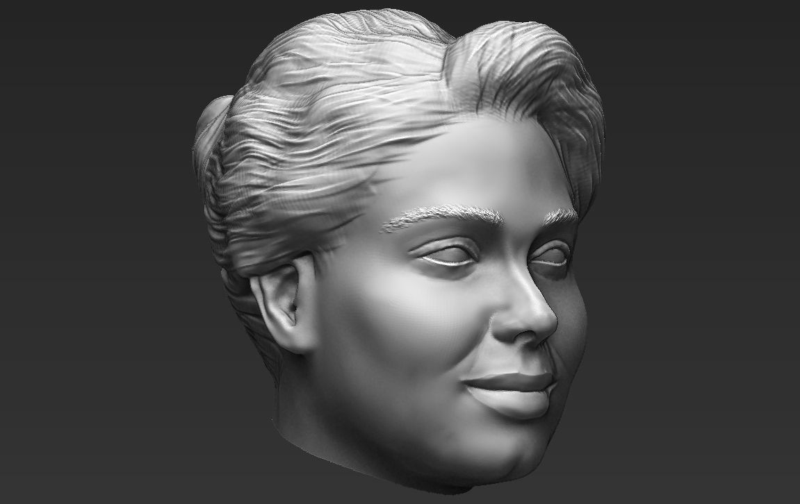 Adele standard version only mesh 3D model_9