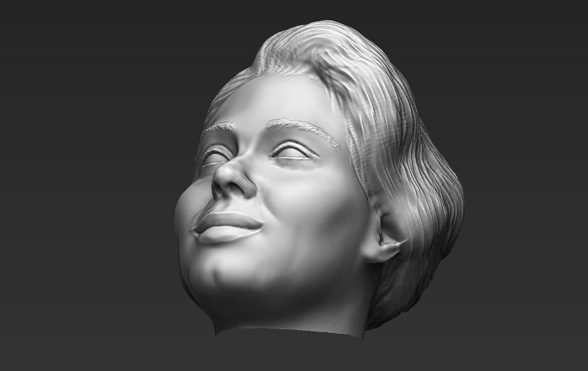 Adele standard version only mesh 3D model_11