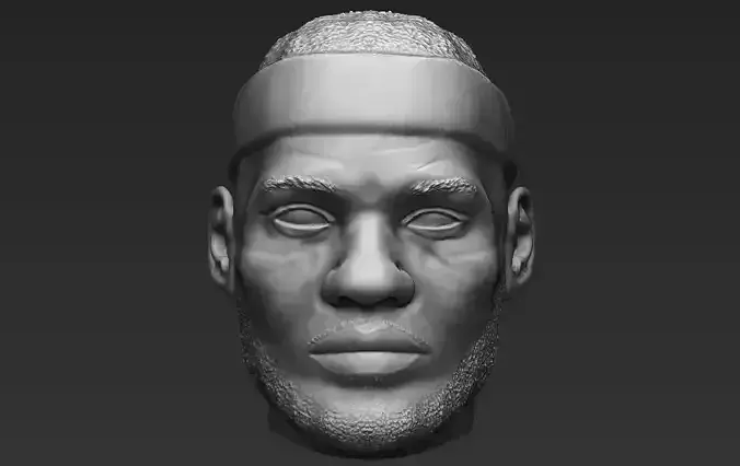 Lebron James standard version only mesh 3D model