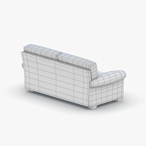 1102 - Sofa Low-poly 3D model_3