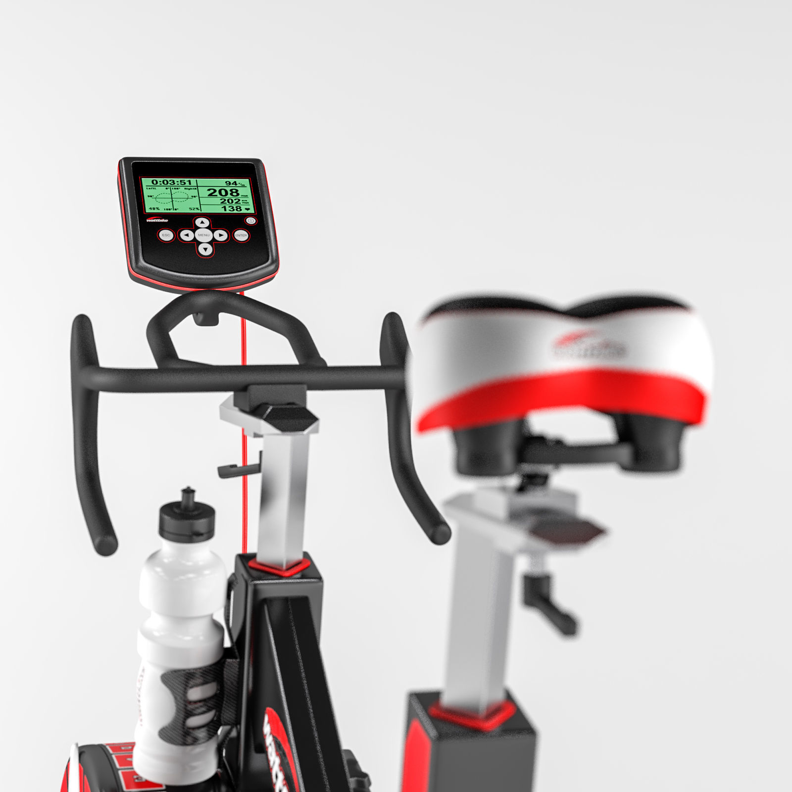 Wattbike Pro Indoor Cycle 3D model_1
