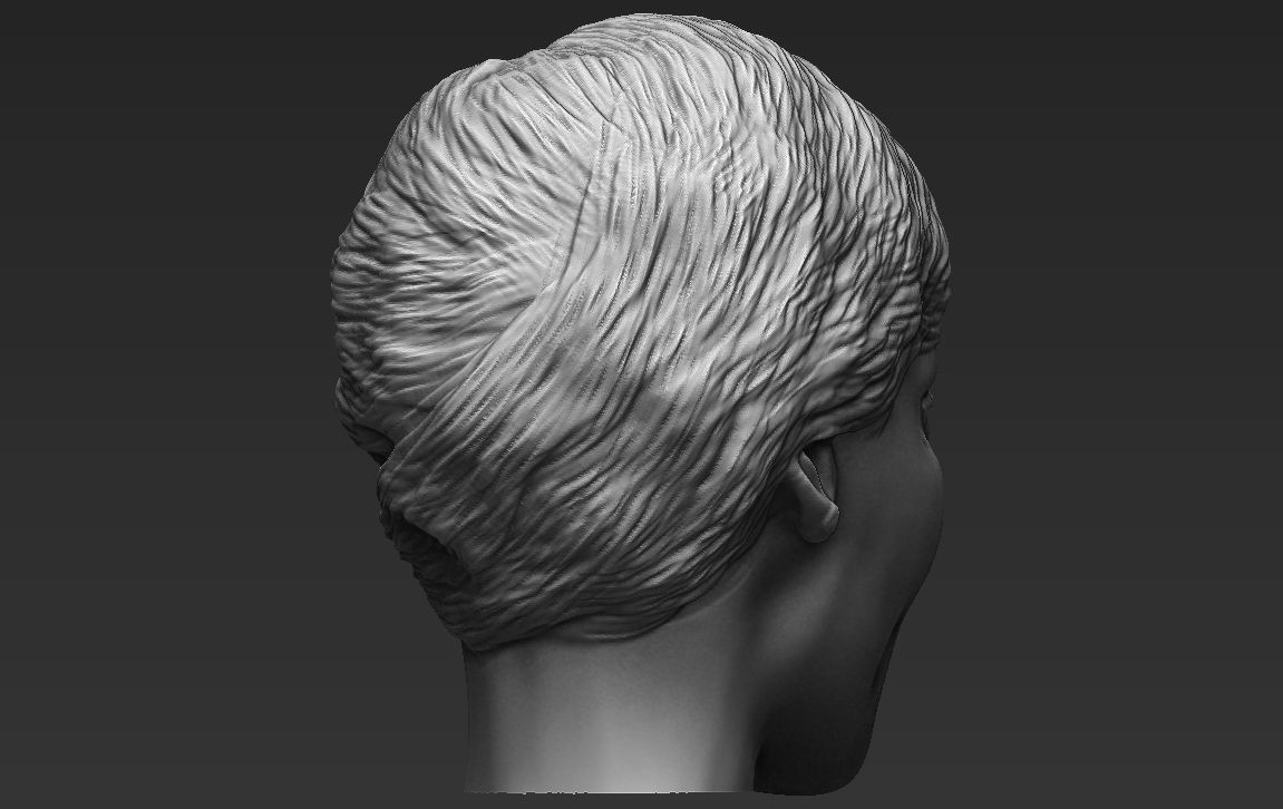 Rihanna standard version only mesh 3D model_4