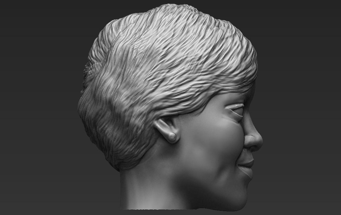 Rihanna standard version only mesh 3D model_6