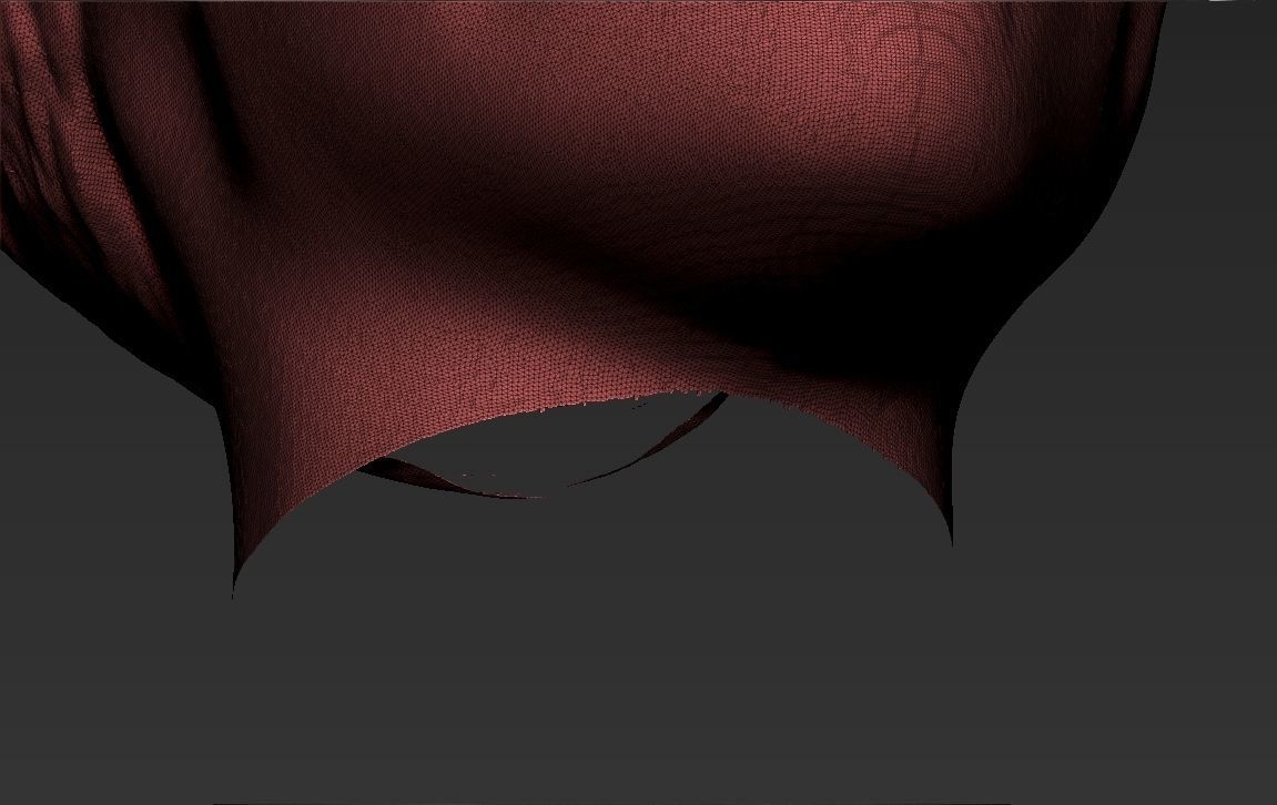 Rihanna standard version only mesh 3D model_17