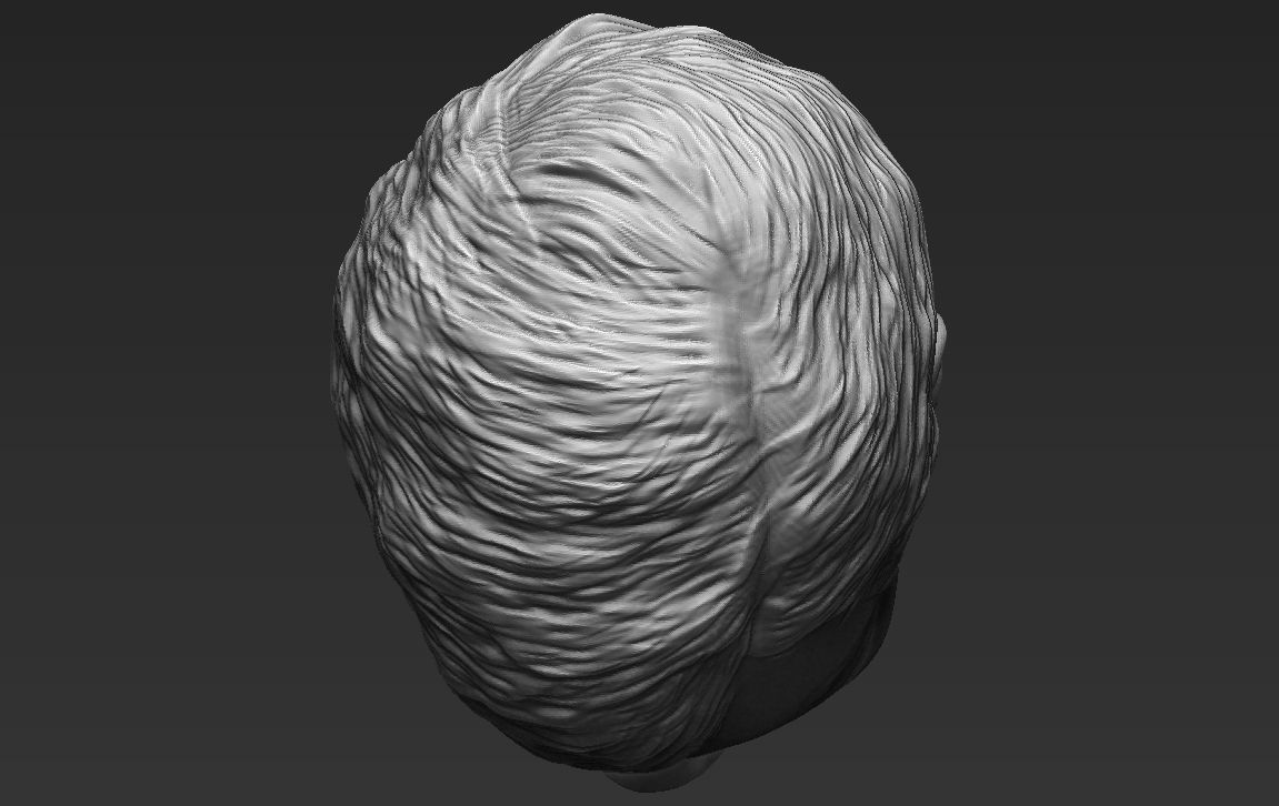 Rihanna standard version only mesh 3D model_11