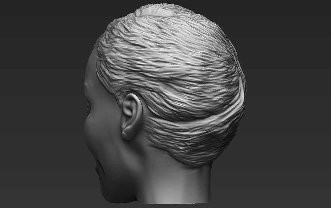 Rihanna standard version only mesh 3D model_3