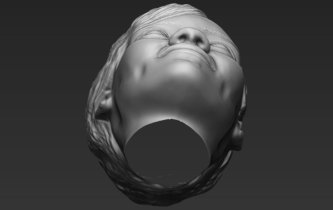 Rihanna standard version only mesh 3D model_12