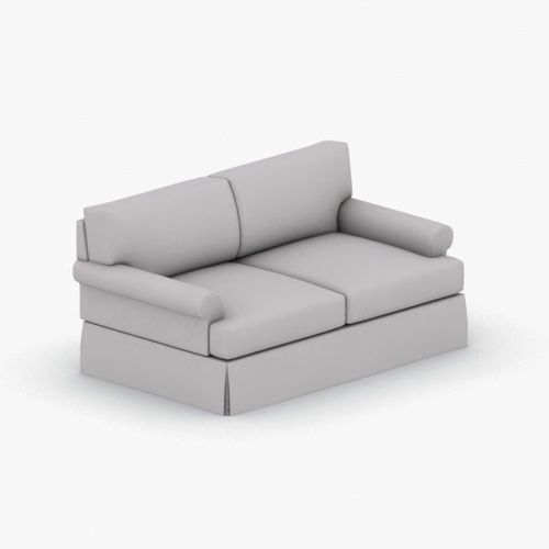 1106 - Sofa Low-poly 3D model