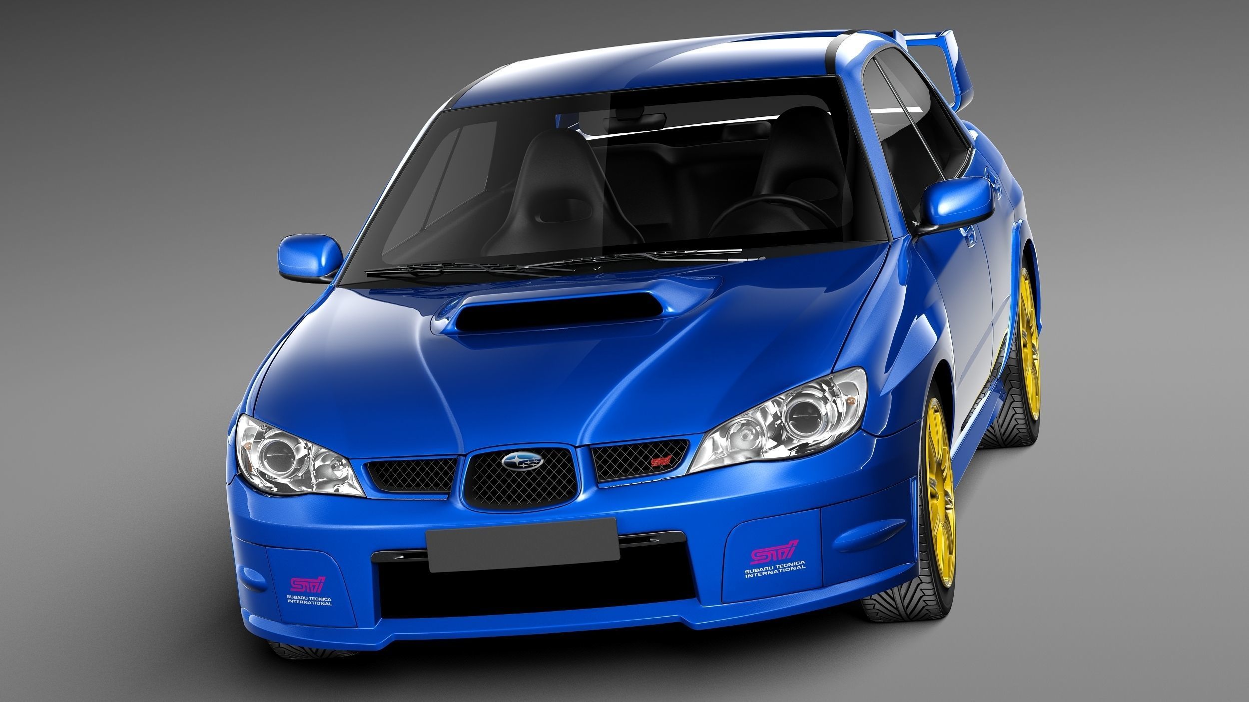 Subaru Impreza STi 2006 3D model_1