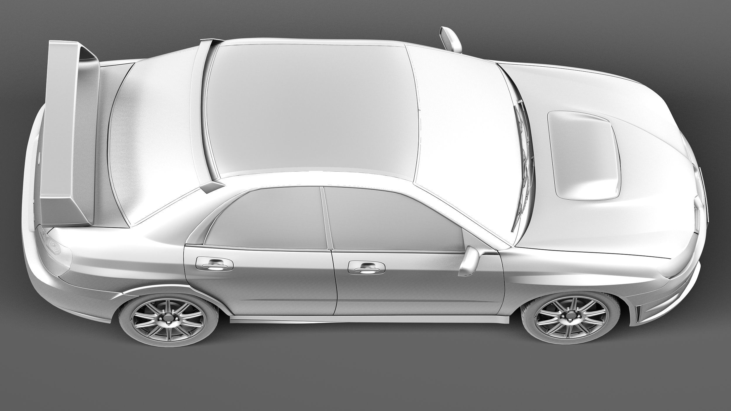 Subaru Impreza STi 2006 3D model_15