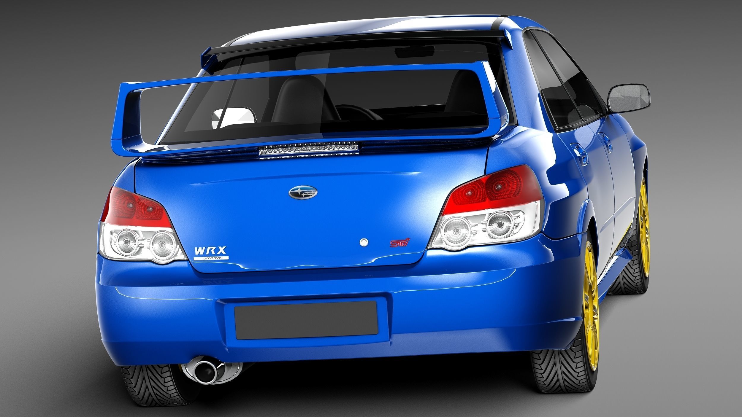 Subaru Impreza STi 2006 3D model_5