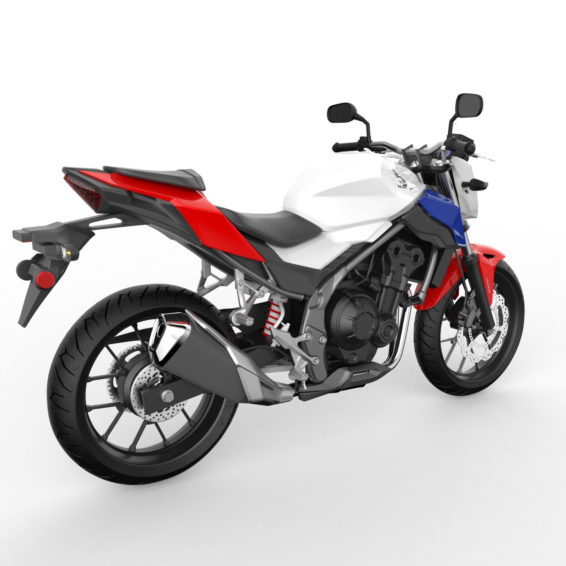 Honda CB500 f 2017 3D model_2
