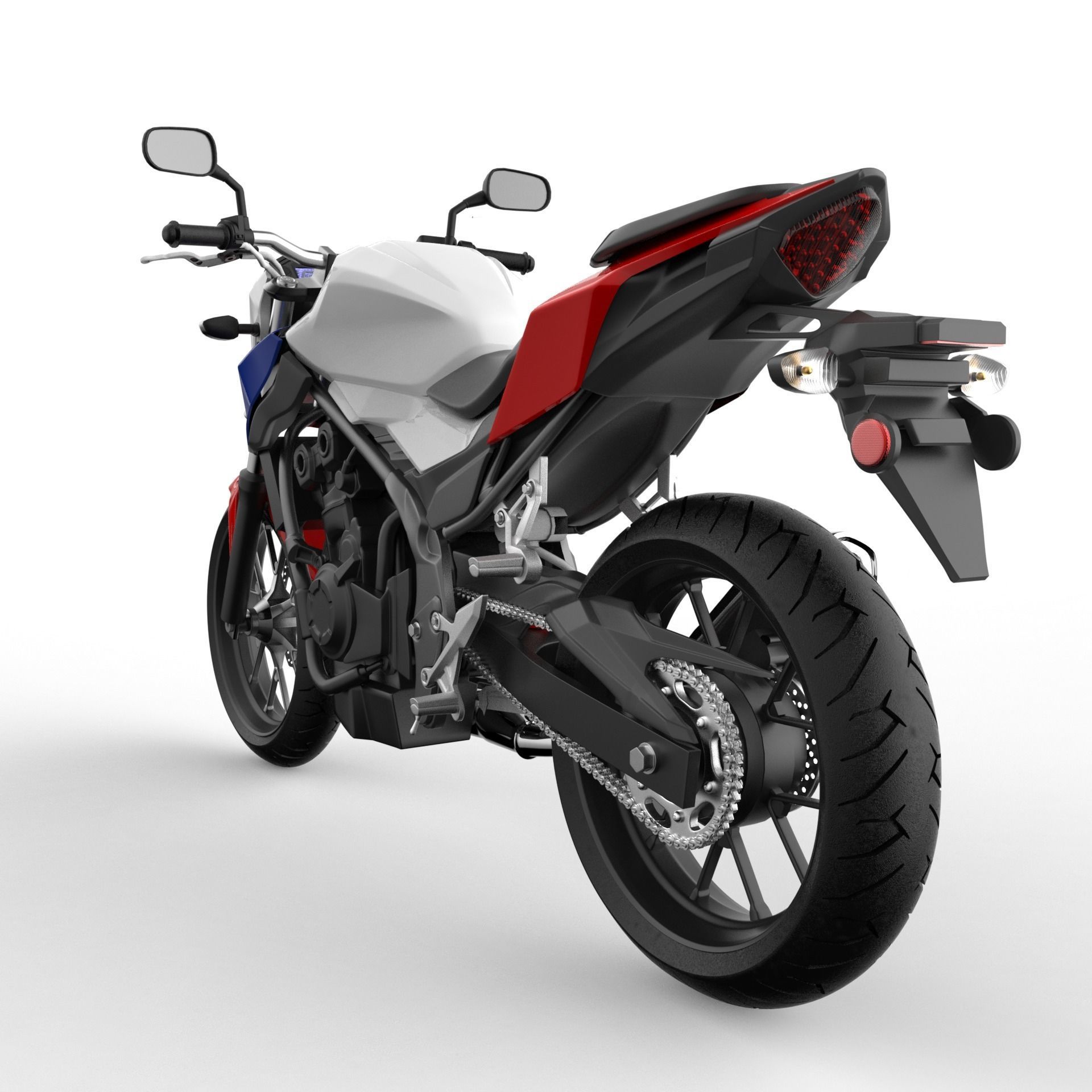 Honda CB500 f 2017 3D model_3
