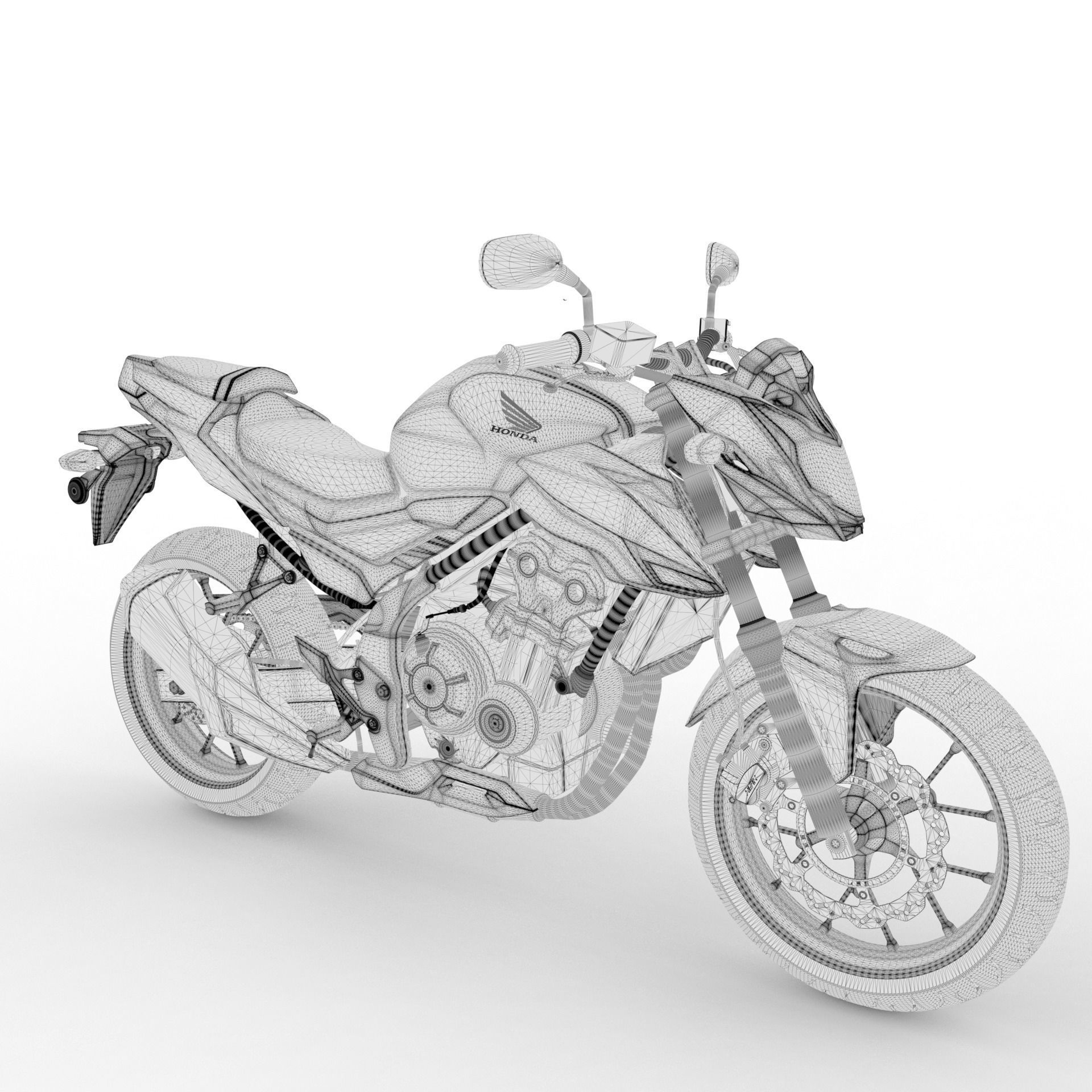 Honda CB500 f 2017 3D model_8