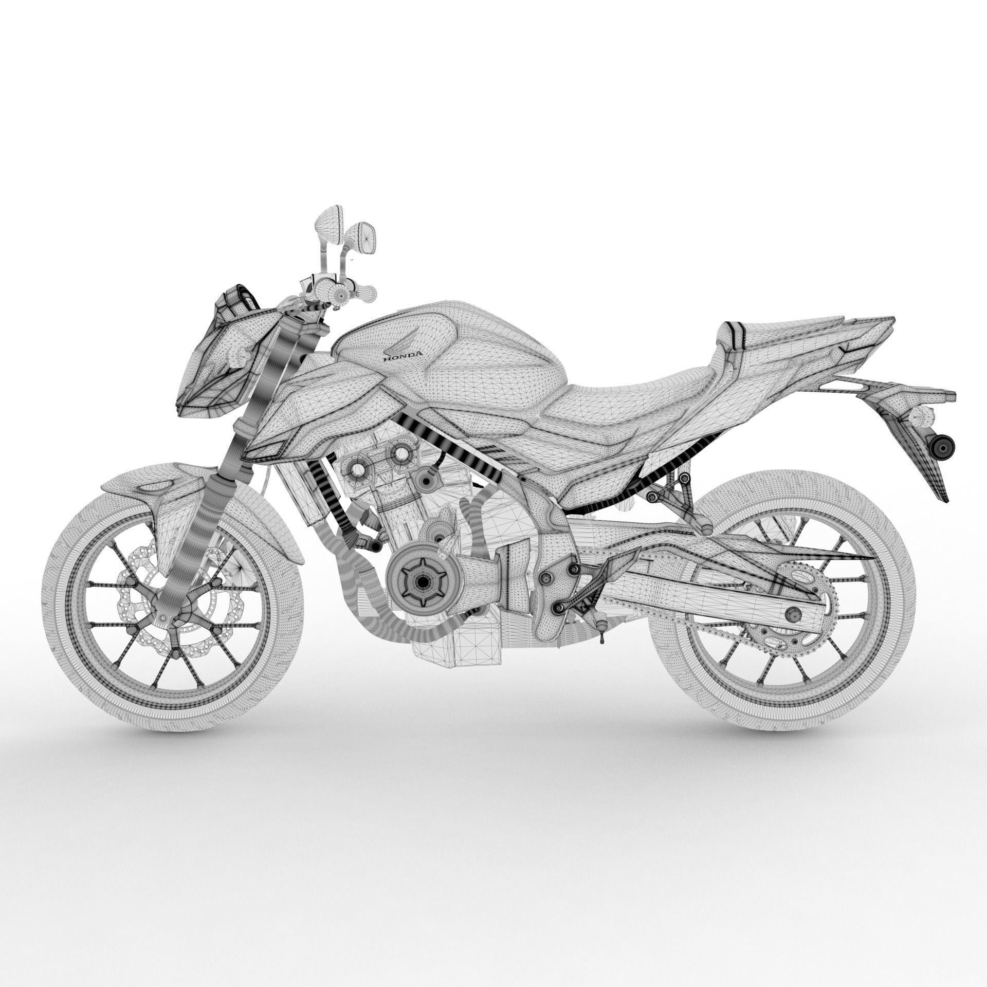 Honda CB500 f 2017 3D model_10