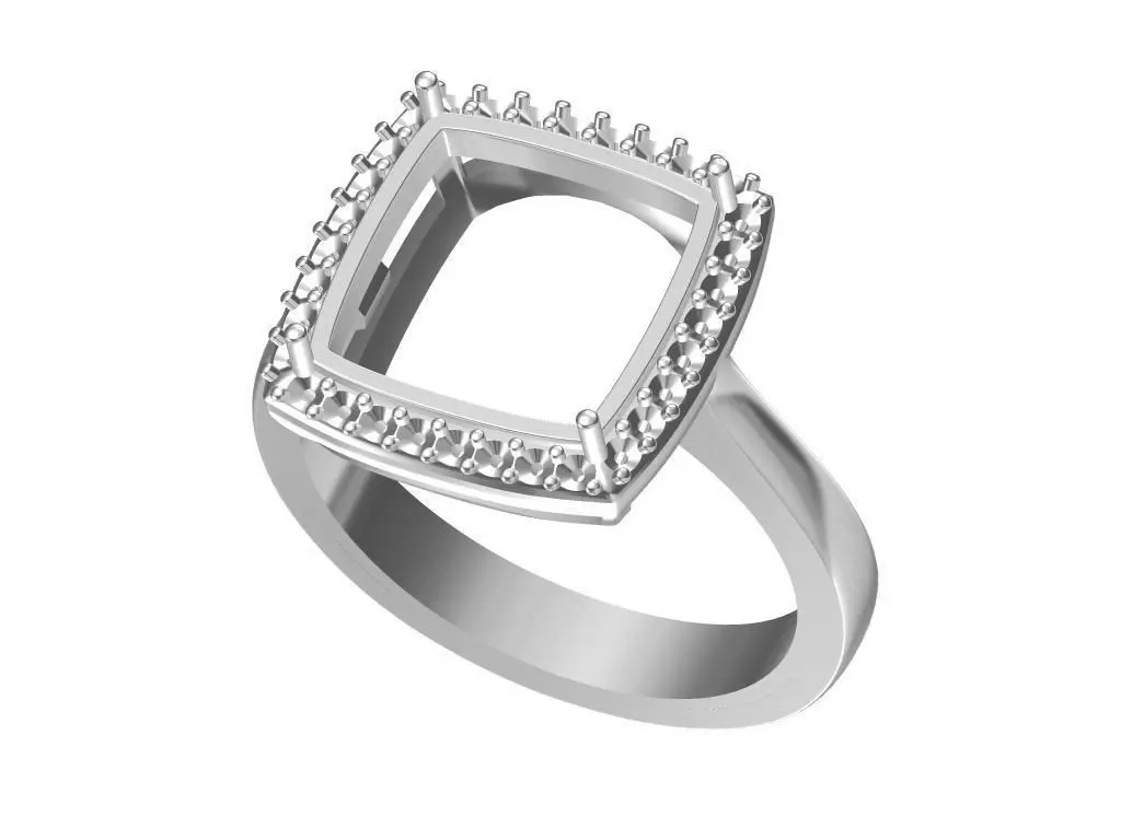 Wedding ring 3D print model 3D print model_0