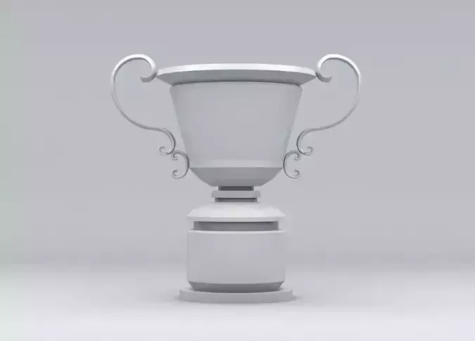 Sport Trophy Low-poly 3D model