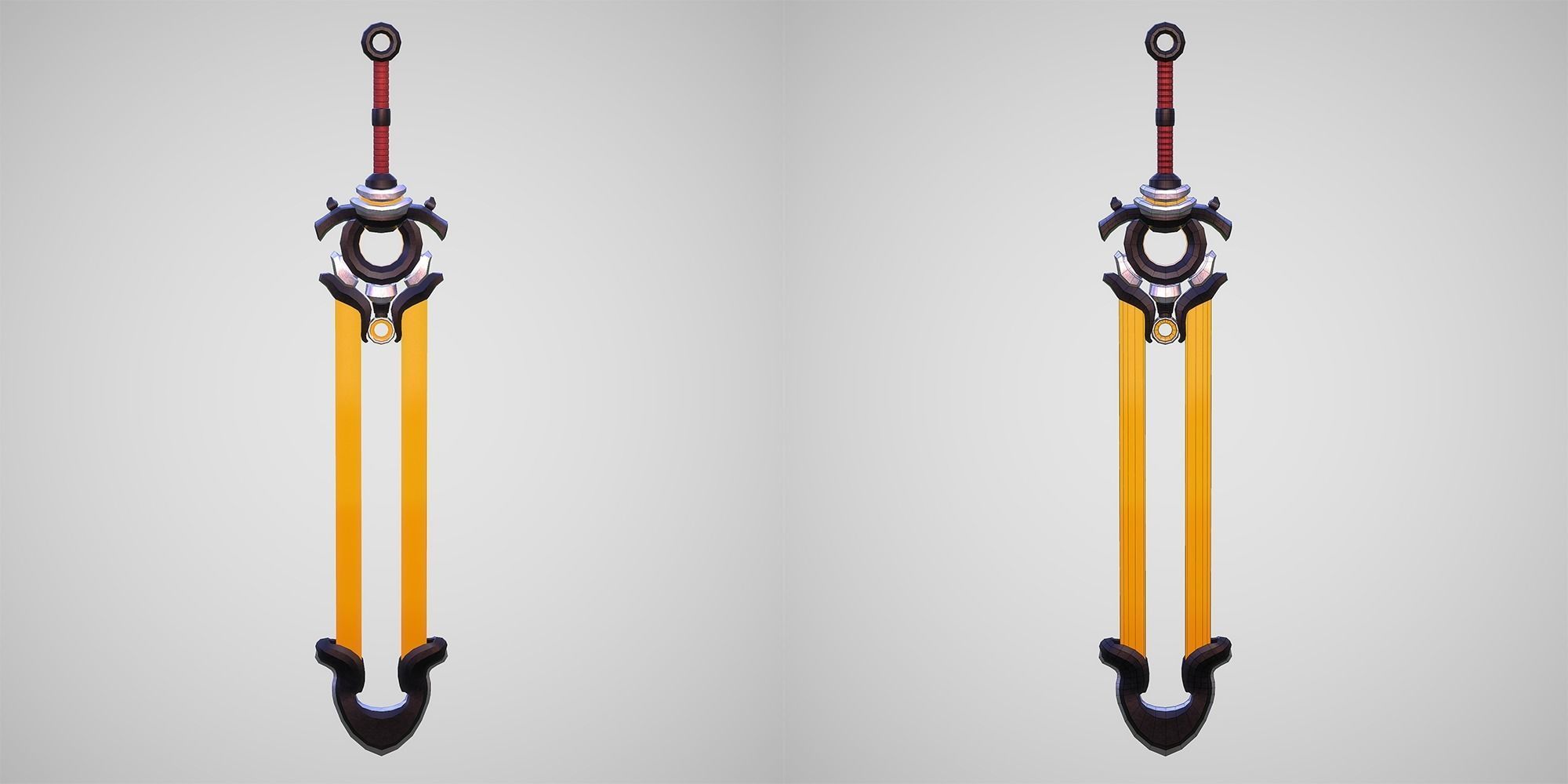 Cyber Warrior Low-poly 3D model_23