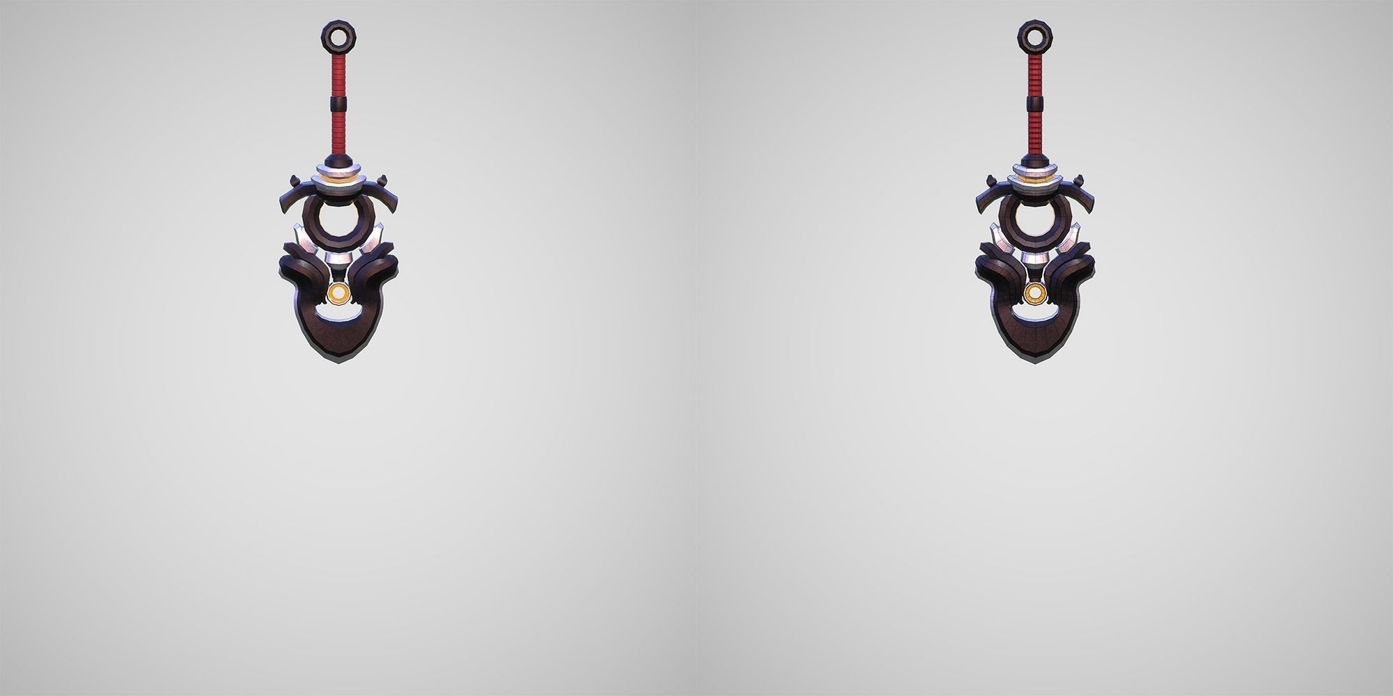 Cyber Warrior Low-poly 3D model_24