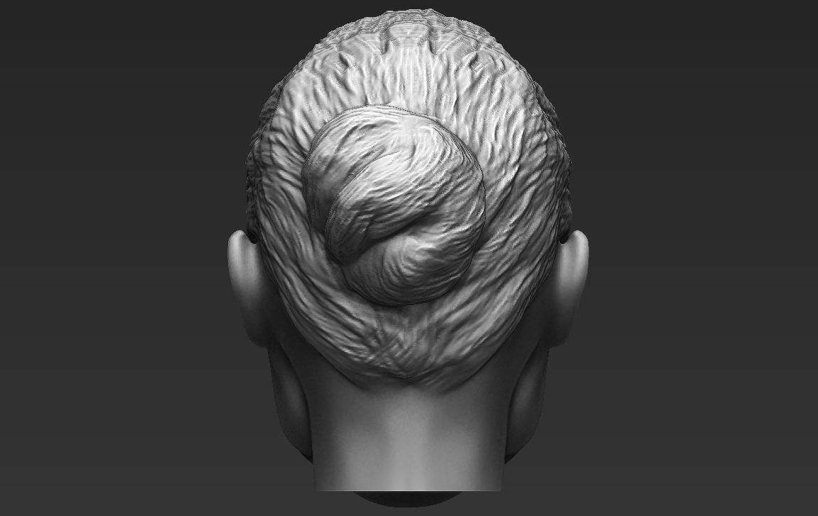 Angelina Jolie standard version only mesh 3D model_5