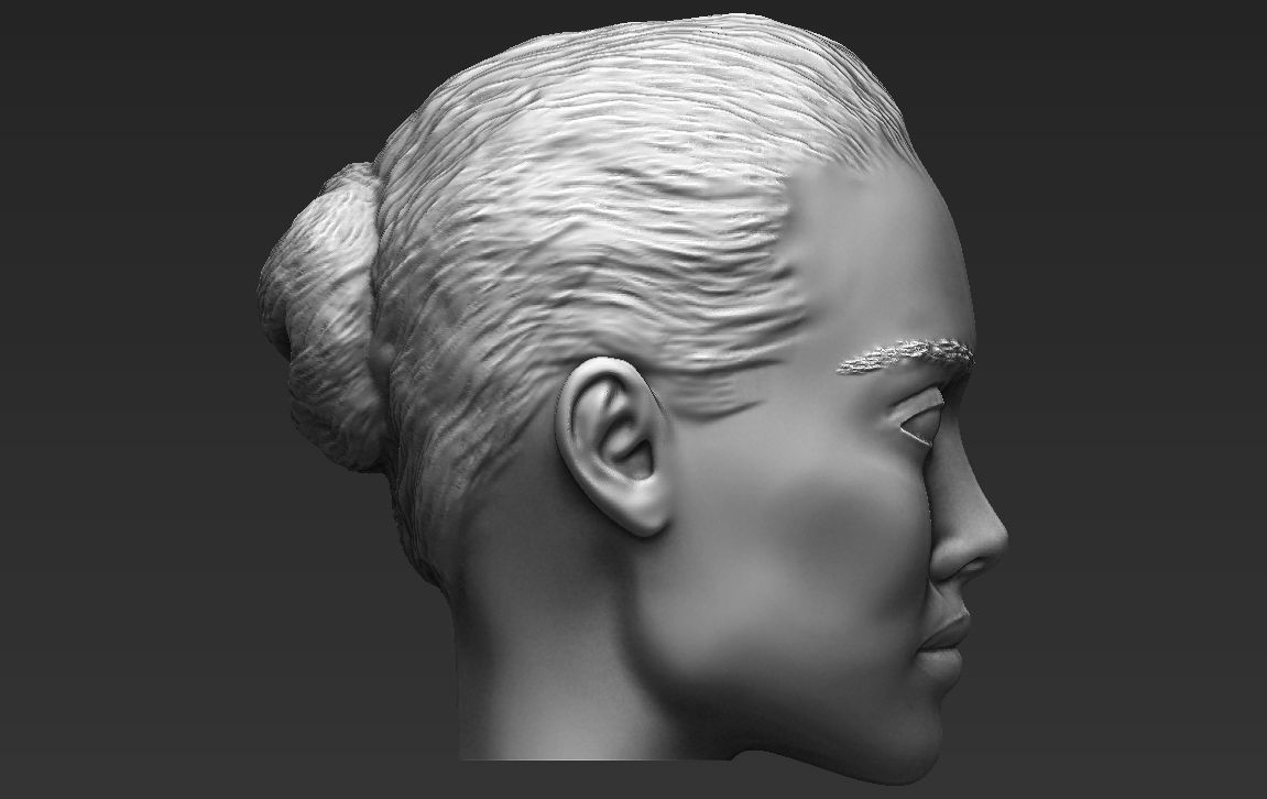 Angelina Jolie standard version only mesh 3D model_14