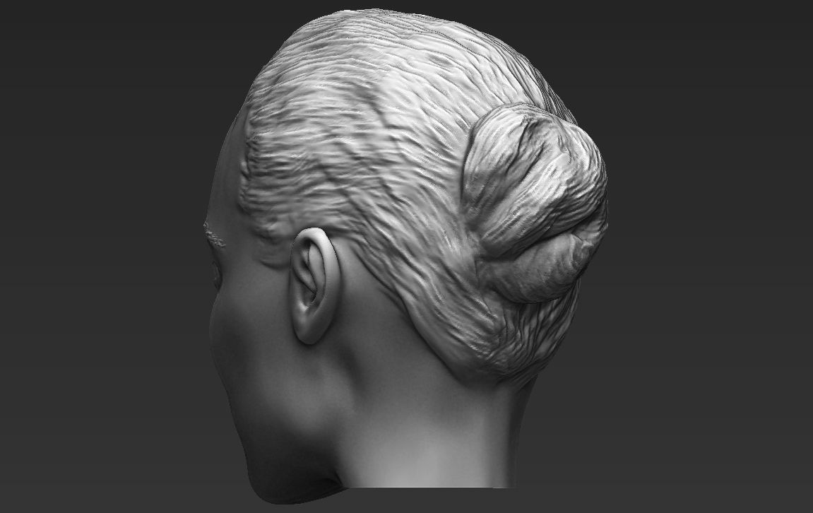 Angelina Jolie standard version only mesh 3D model_4