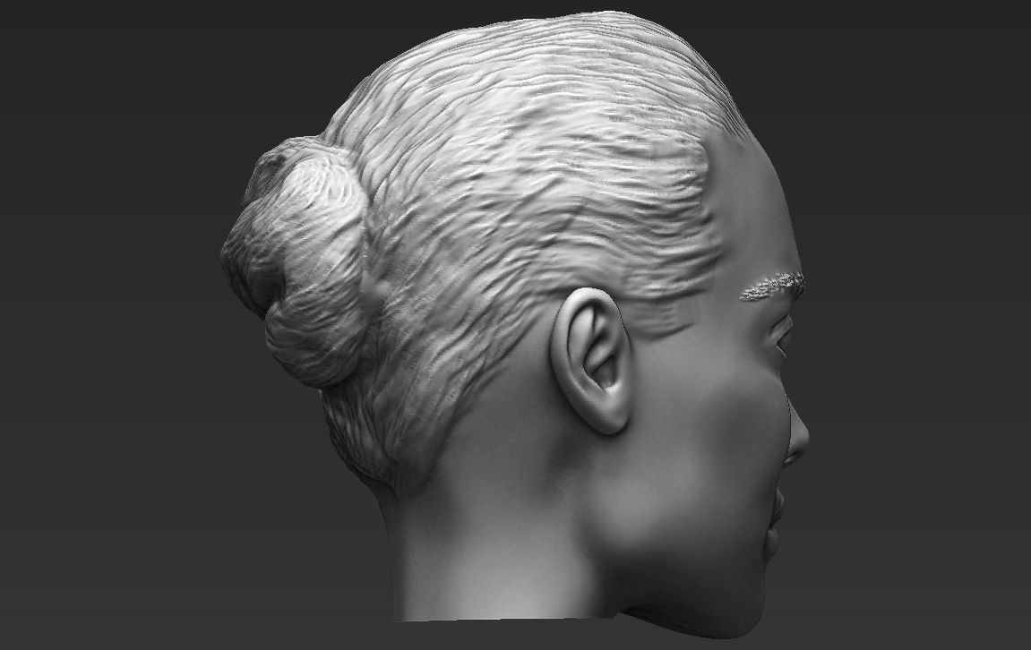 Angelina Jolie standard version only mesh 3D model_6