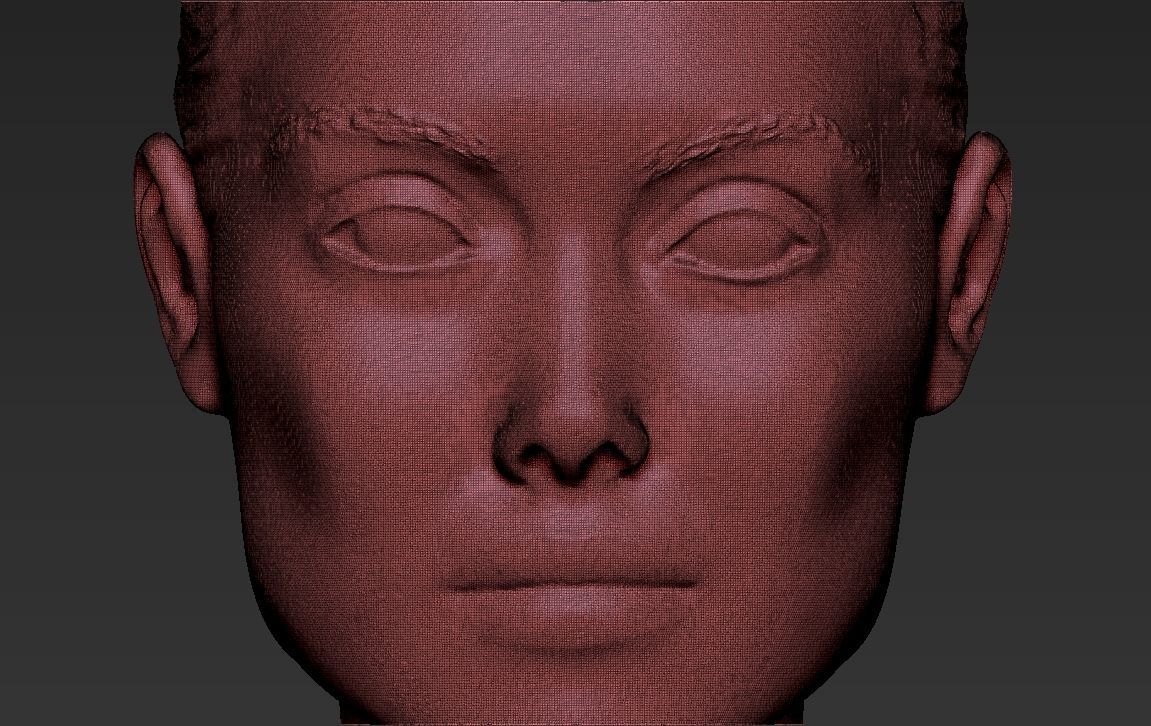 Angelina Jolie standard version only mesh 3D model_17