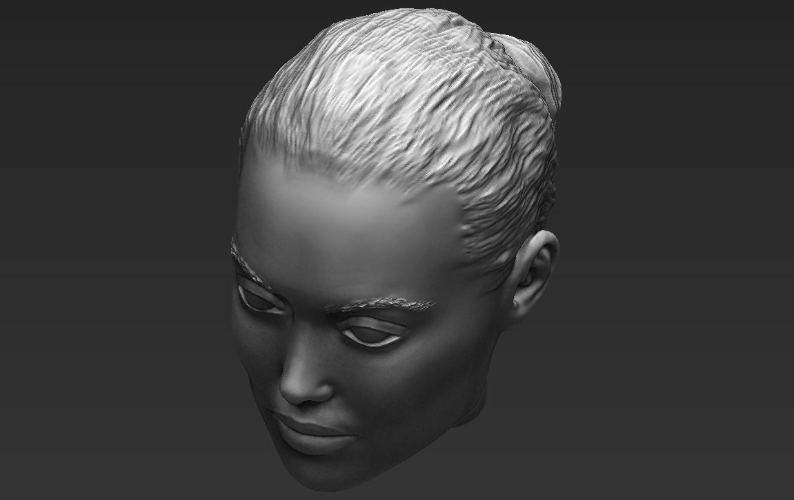 Angelina Jolie standard version only mesh 3D model_13