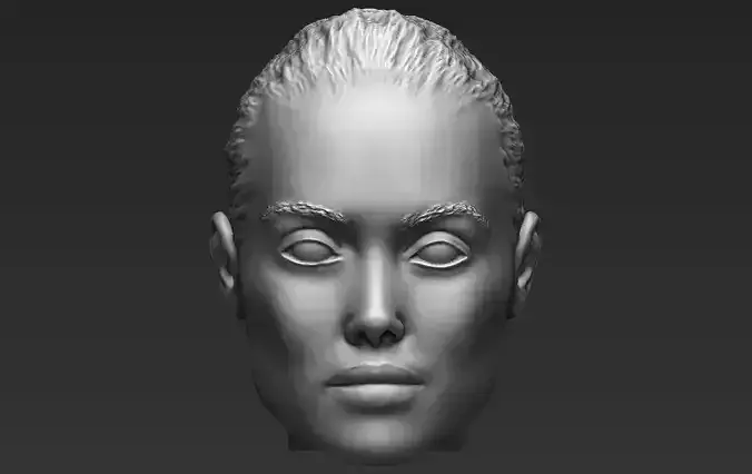 Angelina Jolie standard version only mesh 3D model