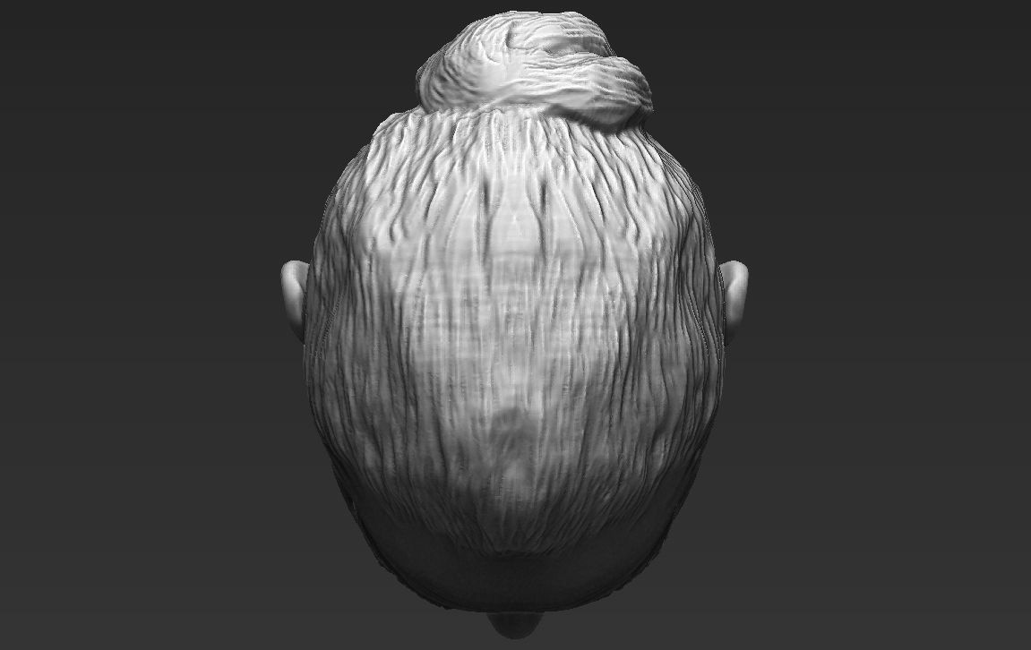 Angelina Jolie standard version only mesh 3D model_12